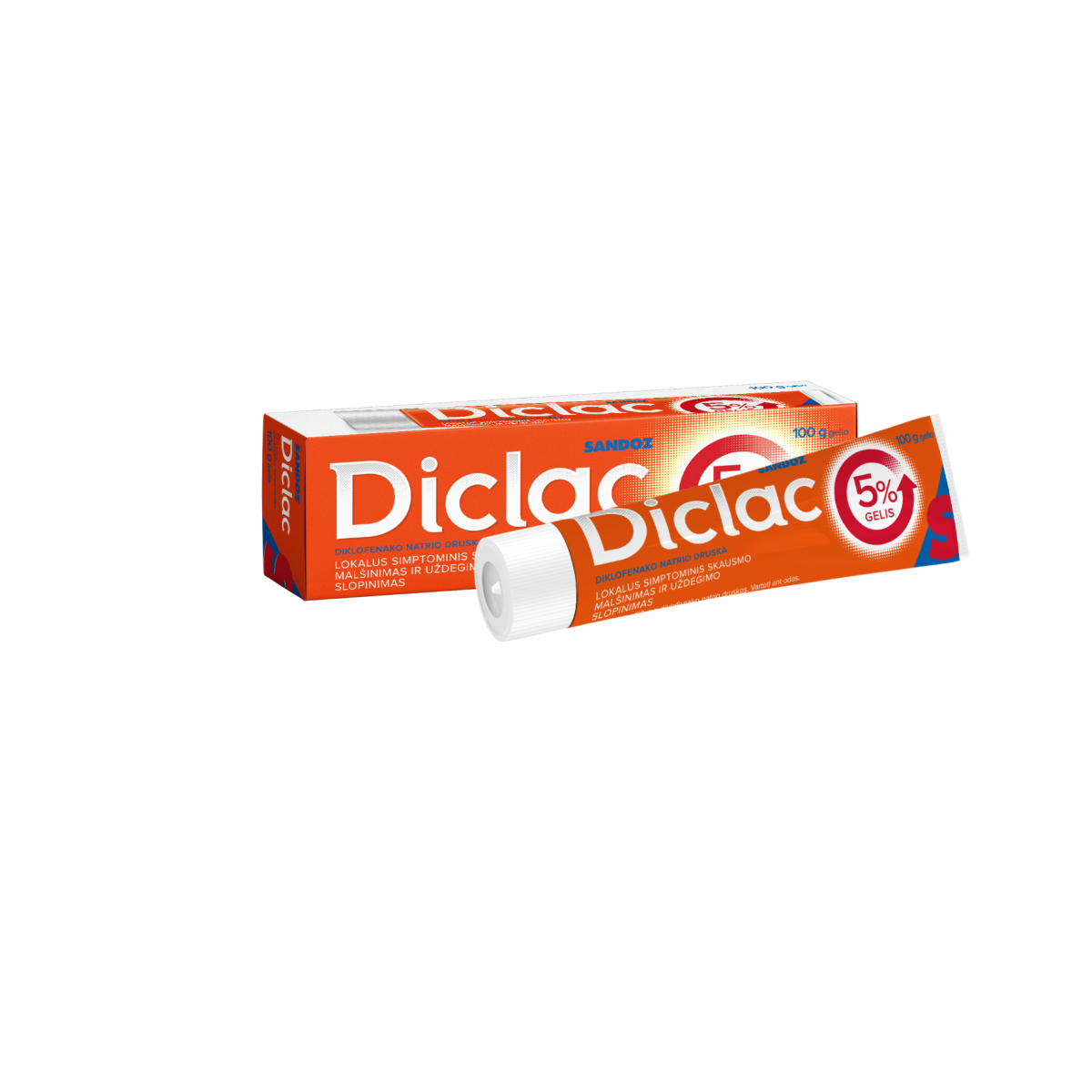 Diclac 50mg/g gelis 100g - 
