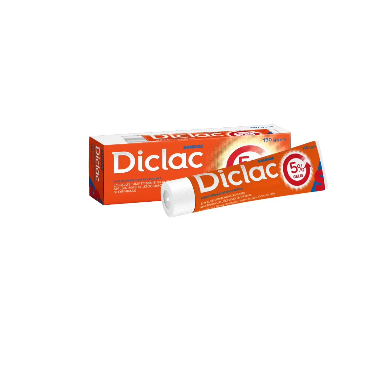 Diclac 5% gelis 150g - 