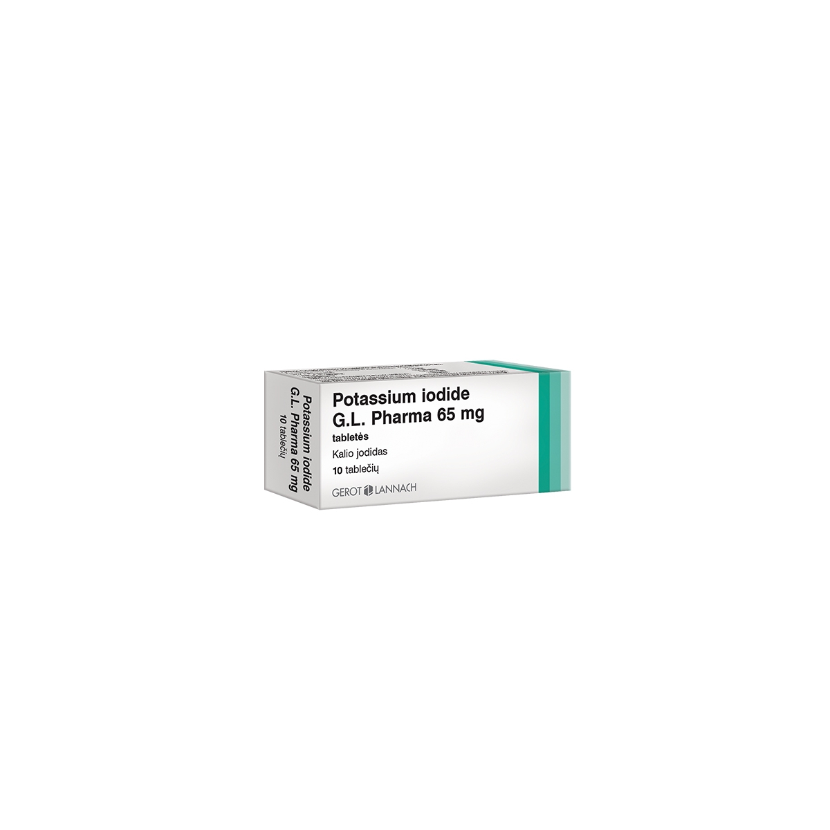 Potassium iodide G.L. Pharm 65mg tab. N10 - 