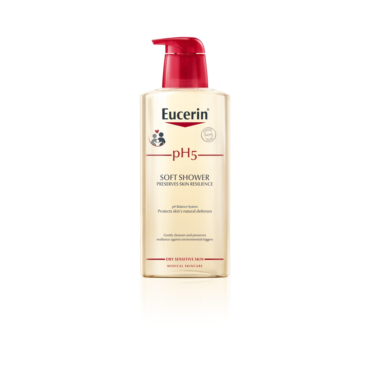 EUCERIN® pH5 švelnus dušo gelis jautriai odai, 400ml - 