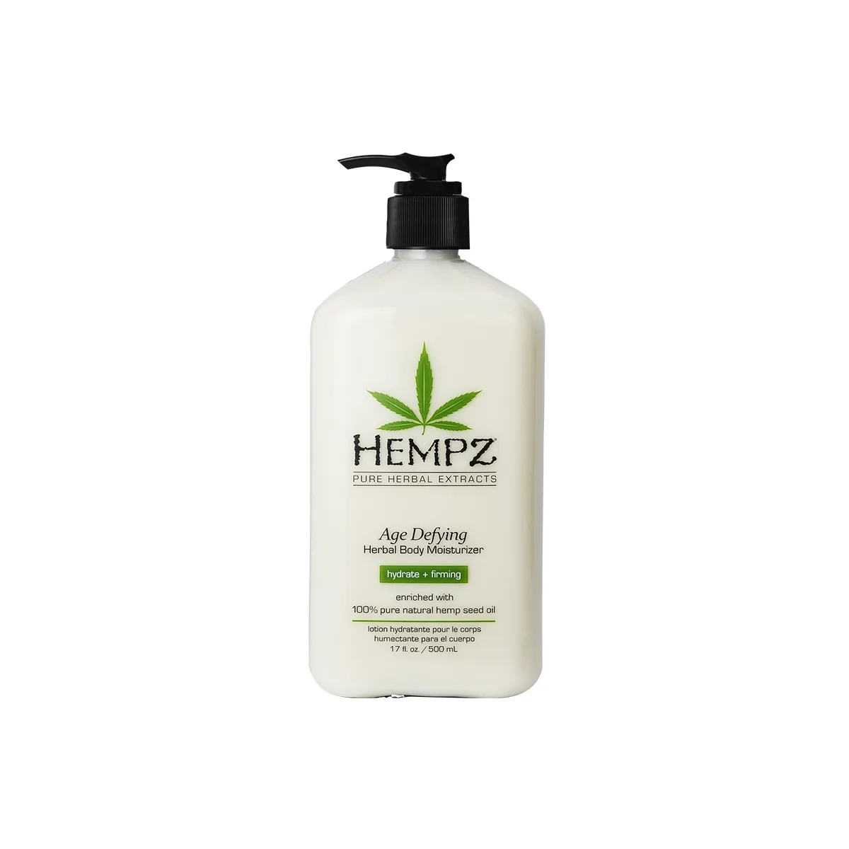 HEMPZ drėkinantis kūno kremas AGE DEFYING, 500ml - 