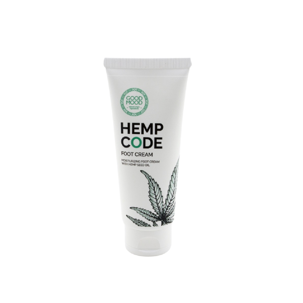 GOOD MOOD drėkinantis kremas kojoms su kanapių aliejumi HEMP CODE 75ml - 