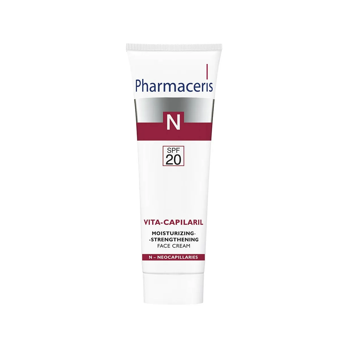 PHARMACERIS N drėkinamasis kremas VITA CAPILARIL SPF20, 50ml - 