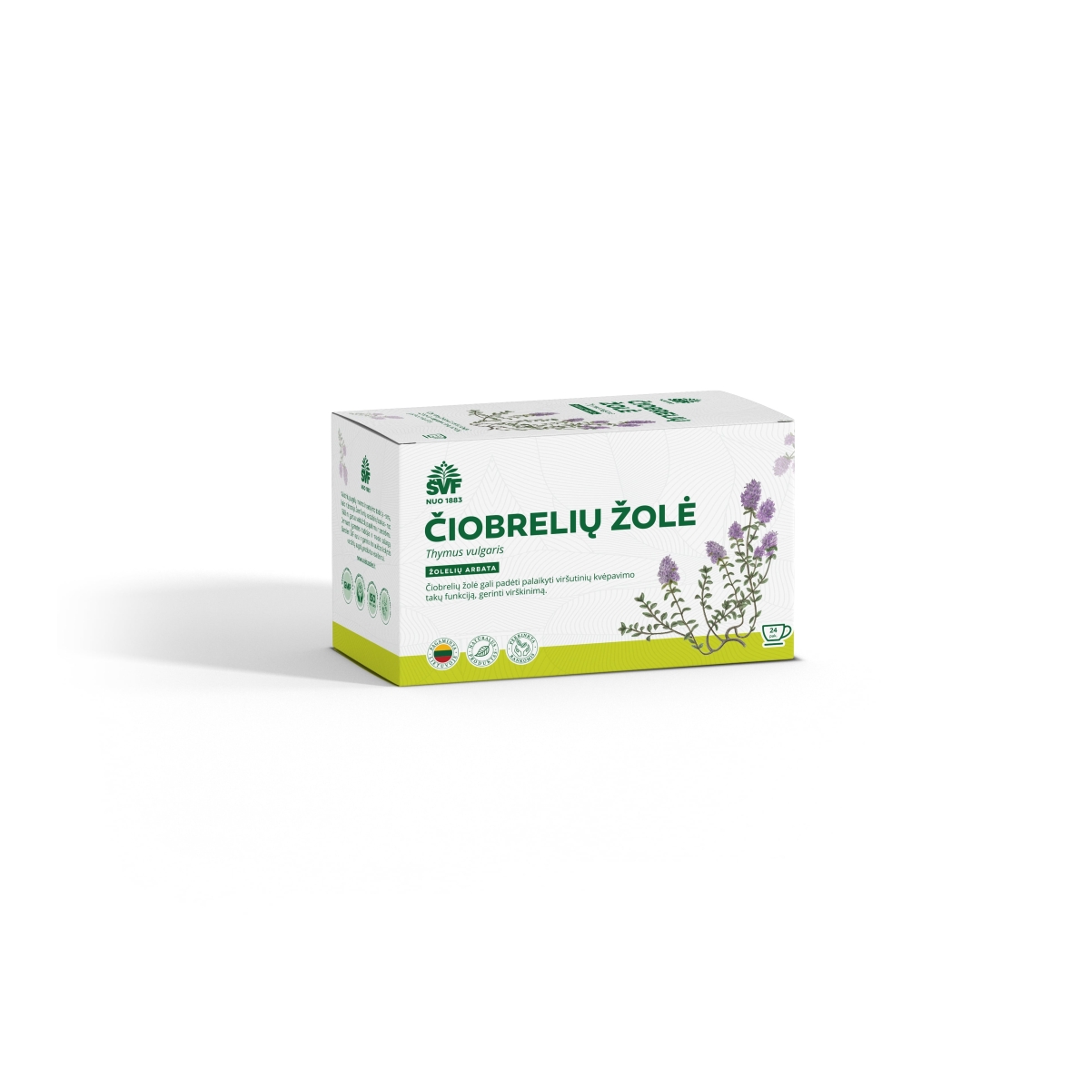 ŠVF žolelių arbata ČIOBRELIŲ ŽOLĖ, 1.5g x N24 - 