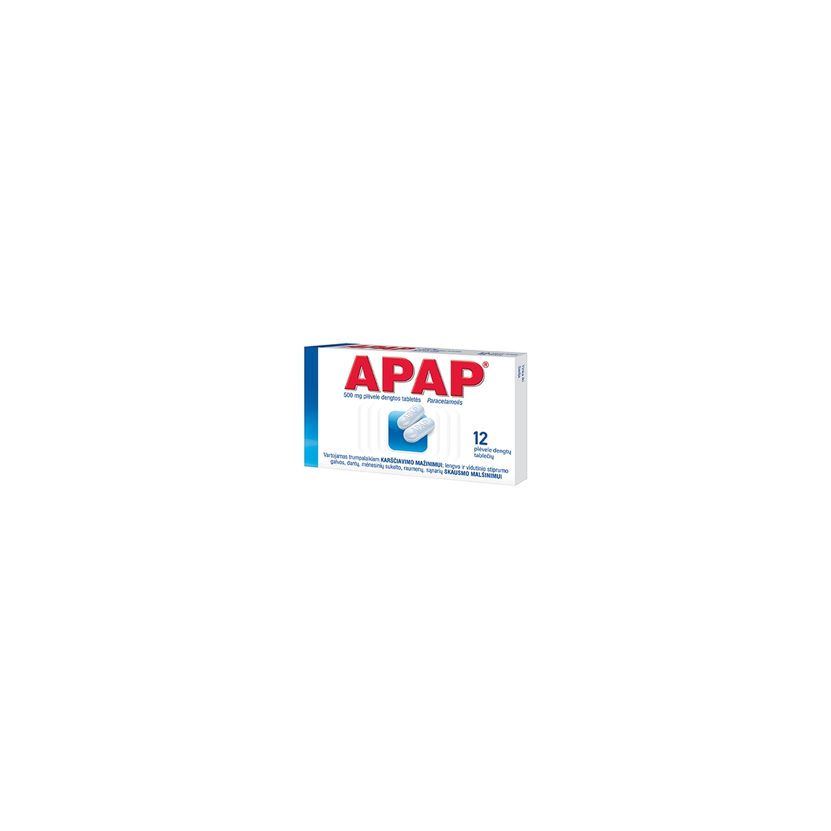 APAP 500mg tab. N12 - 