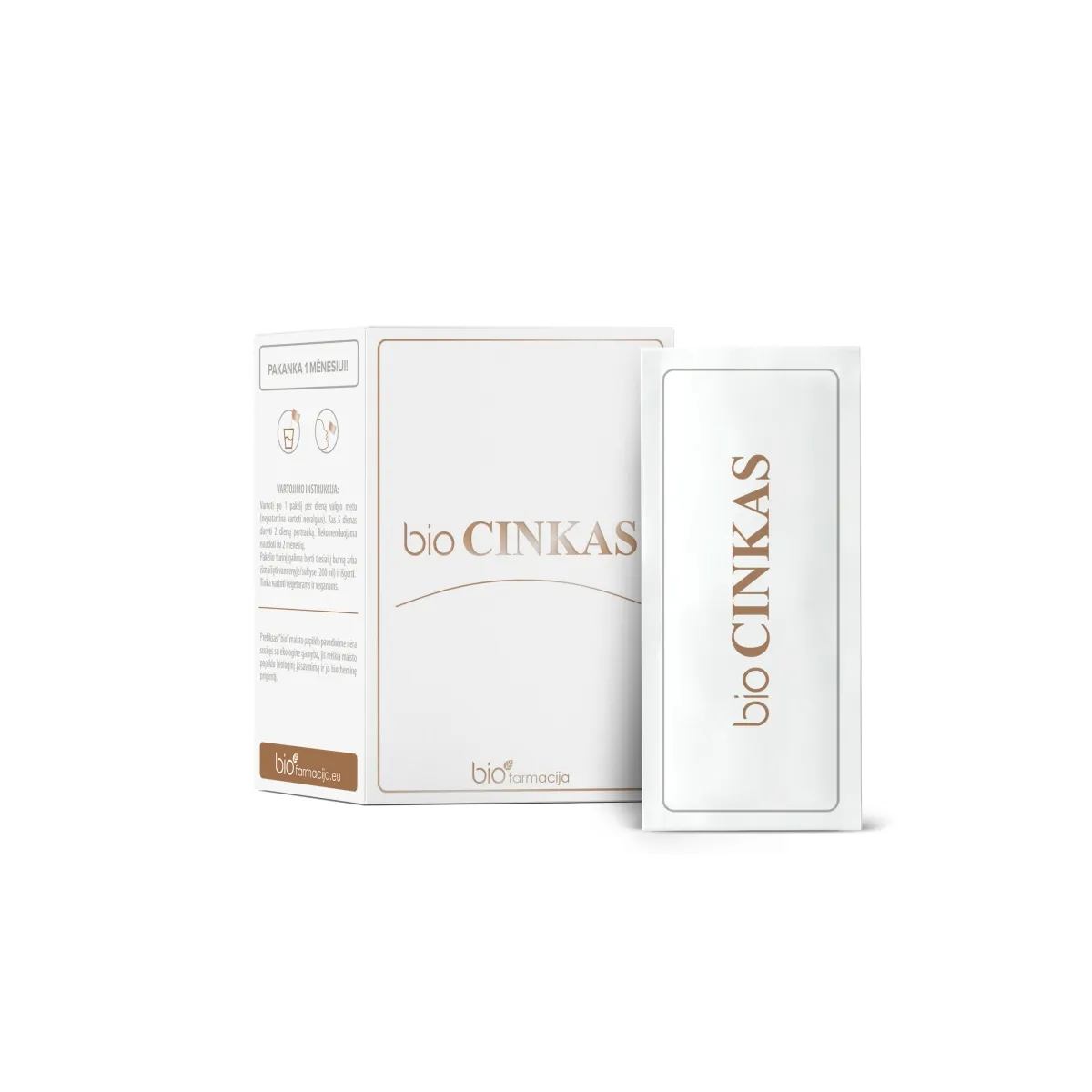 BIOCINKAS, 30 mg, milteliai, geriamajam tirpalui ruošti, N20 - 