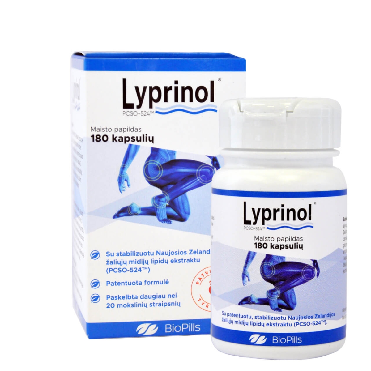 LYPRINOL PCSO-524, 180 kapsulių - 