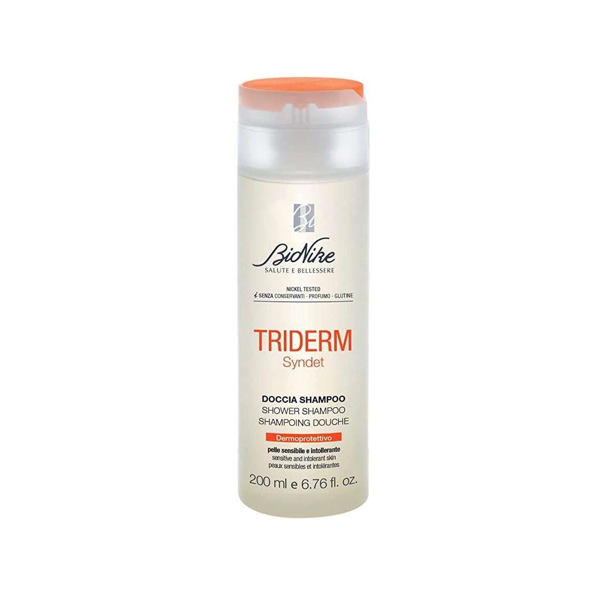BIONIKE itin švelnus dušo šampūnas plaukams ir kūnui TRIDERM, 200ml - 