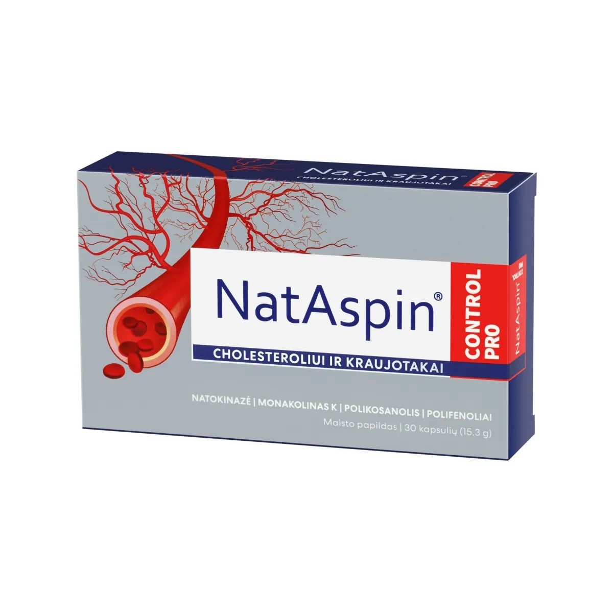 Nataspin Control Pro kapsulės N30 - 