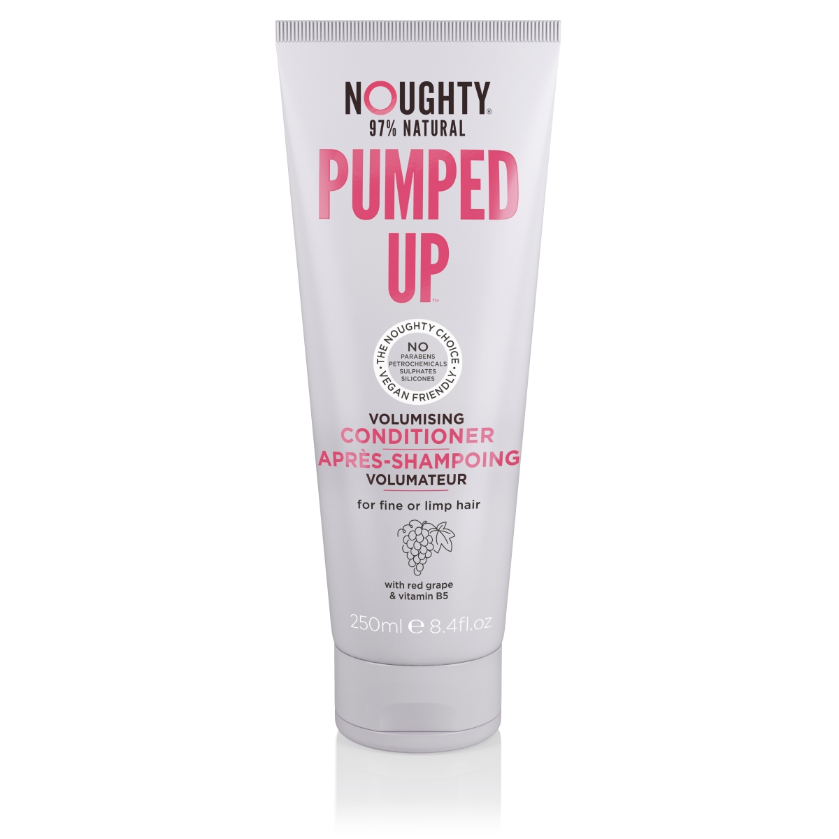 NOUGHTY plaukų apimtį didinantis kondicionierius PUMPED UP, 250ml - 