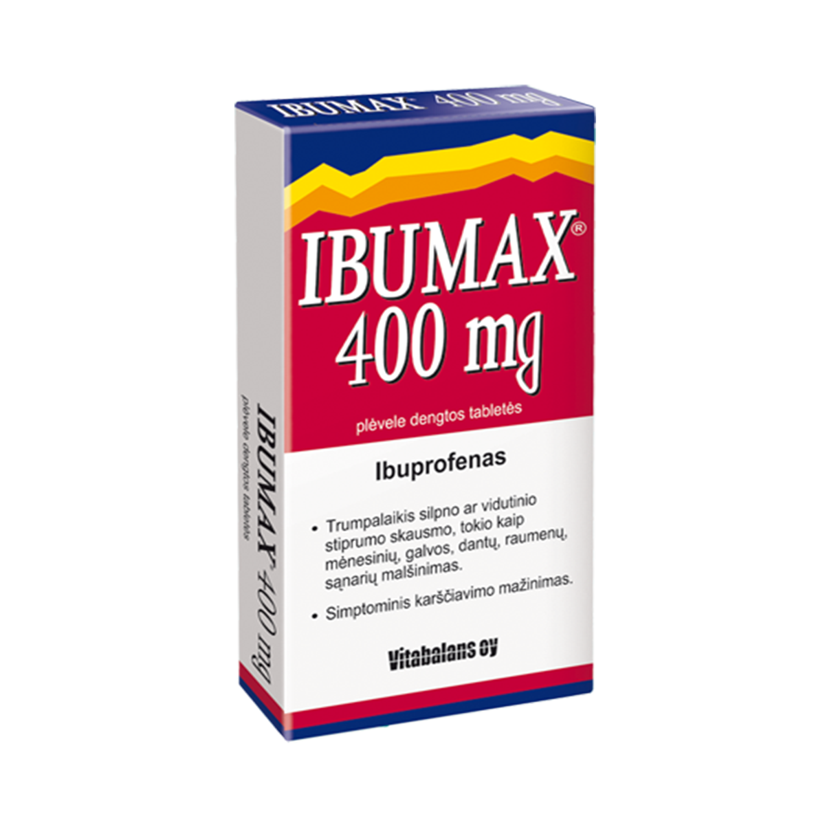 IbuMax 400mg plėvele dengtos tabletės N10 - 