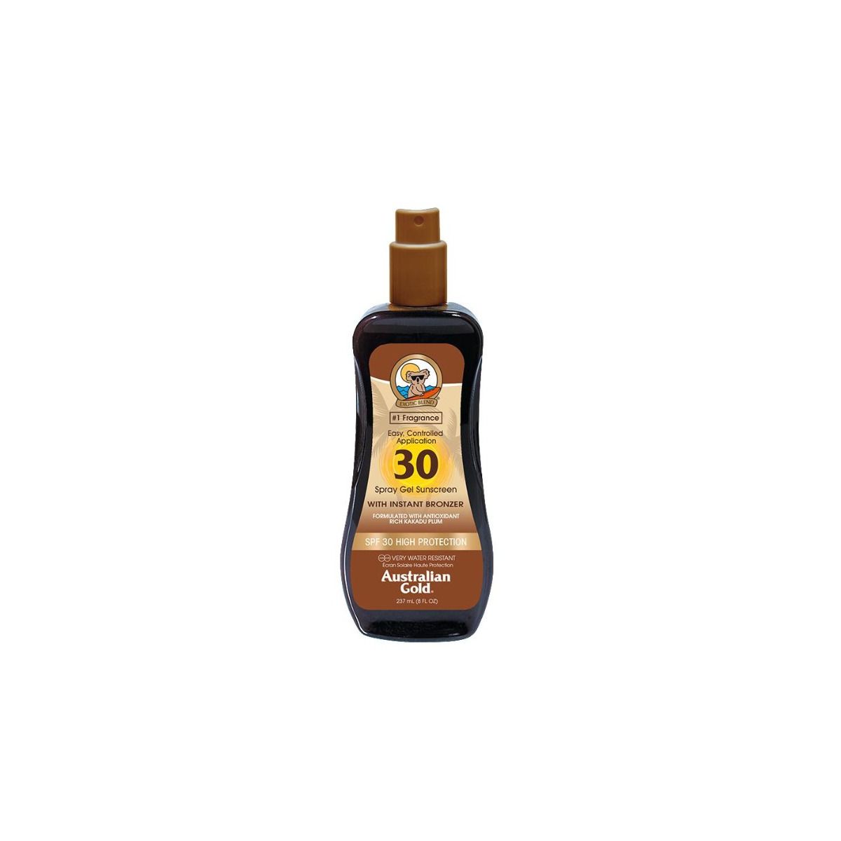 AUSTRALIAN GOLD apsauginis pienelis nuo saulės su bronzantais, SPF 30 -  1