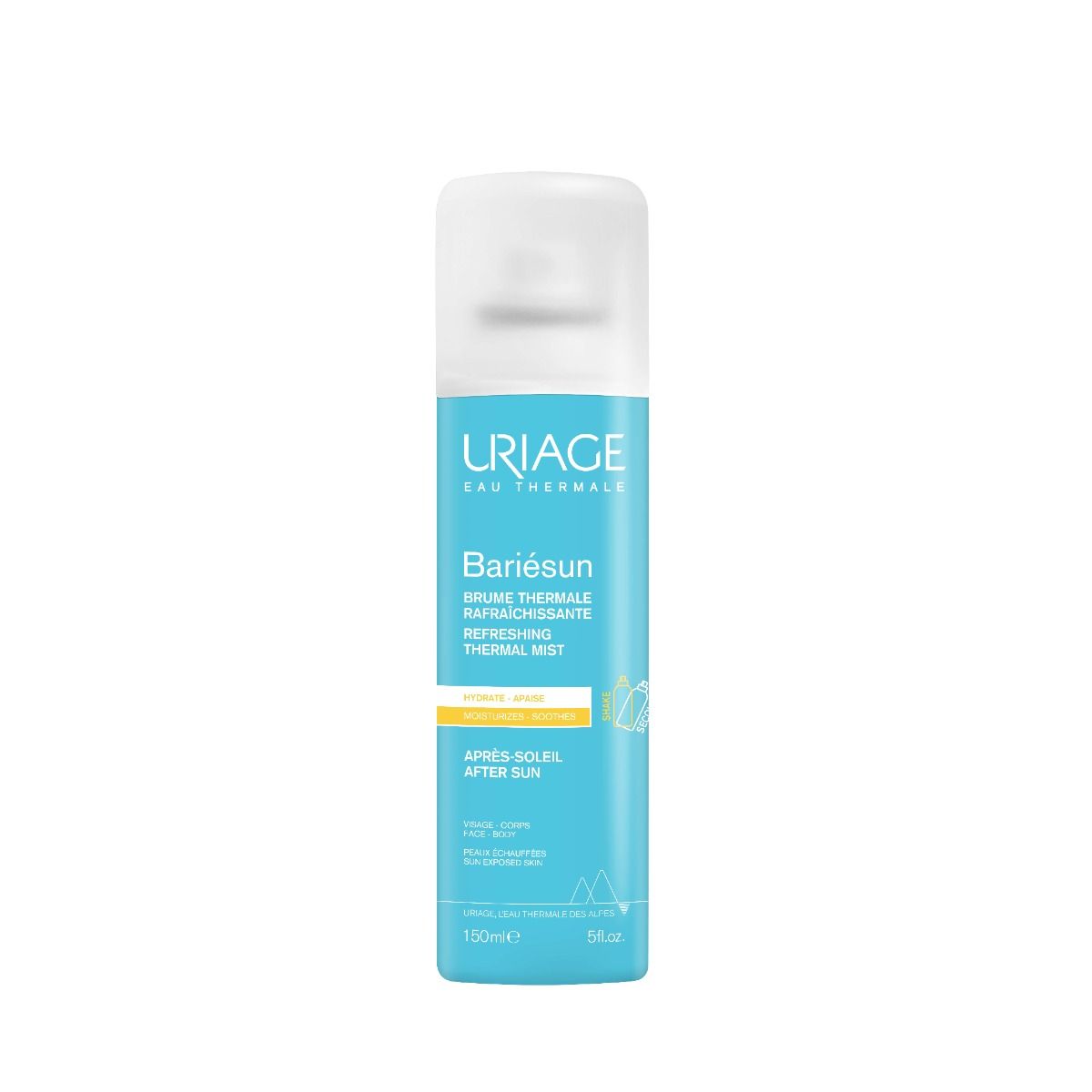 URIAGE gaivus purškalas po saulės BARIESUN, 150ml