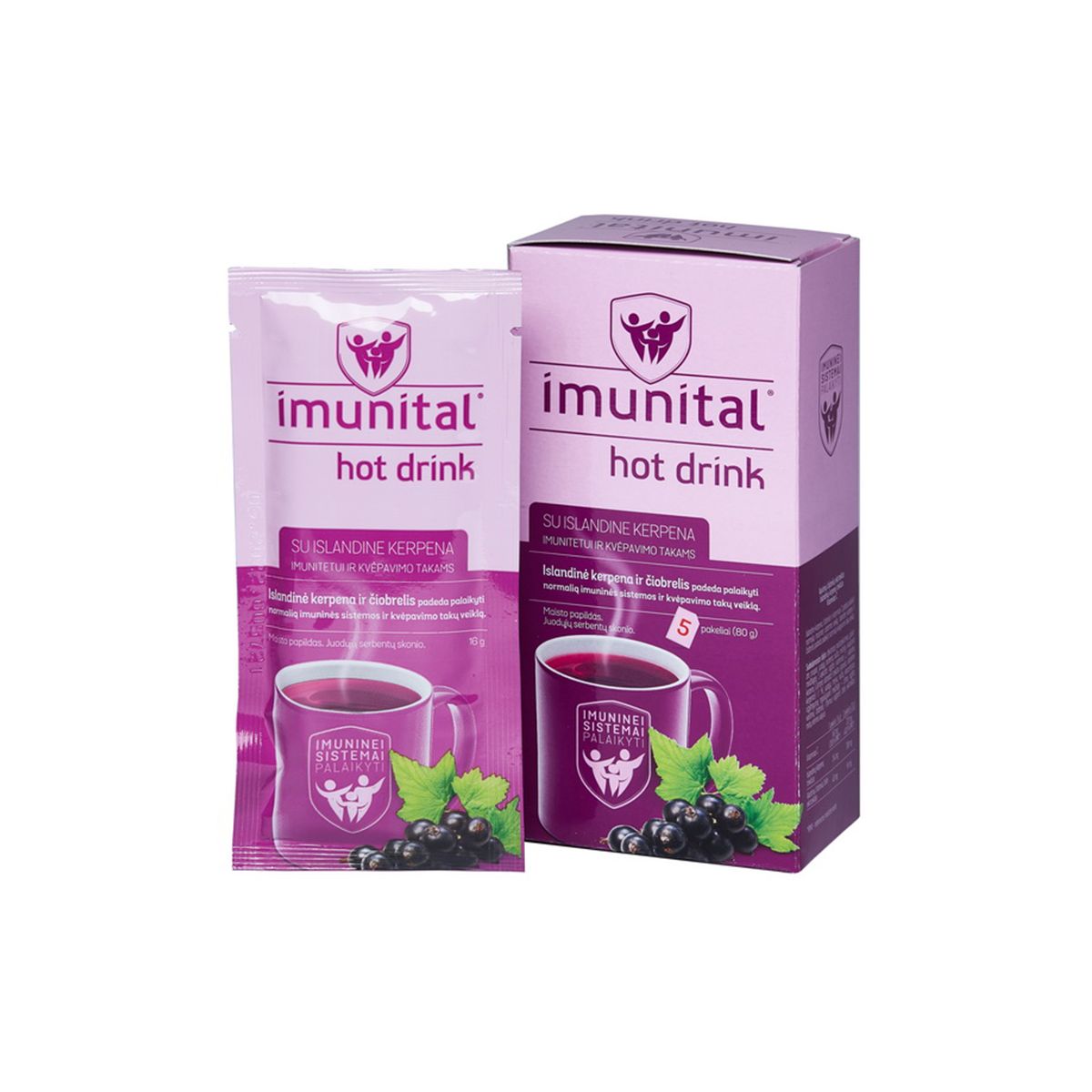IMUNITAL su islandine kerpena HOT DRINK, N5 - 