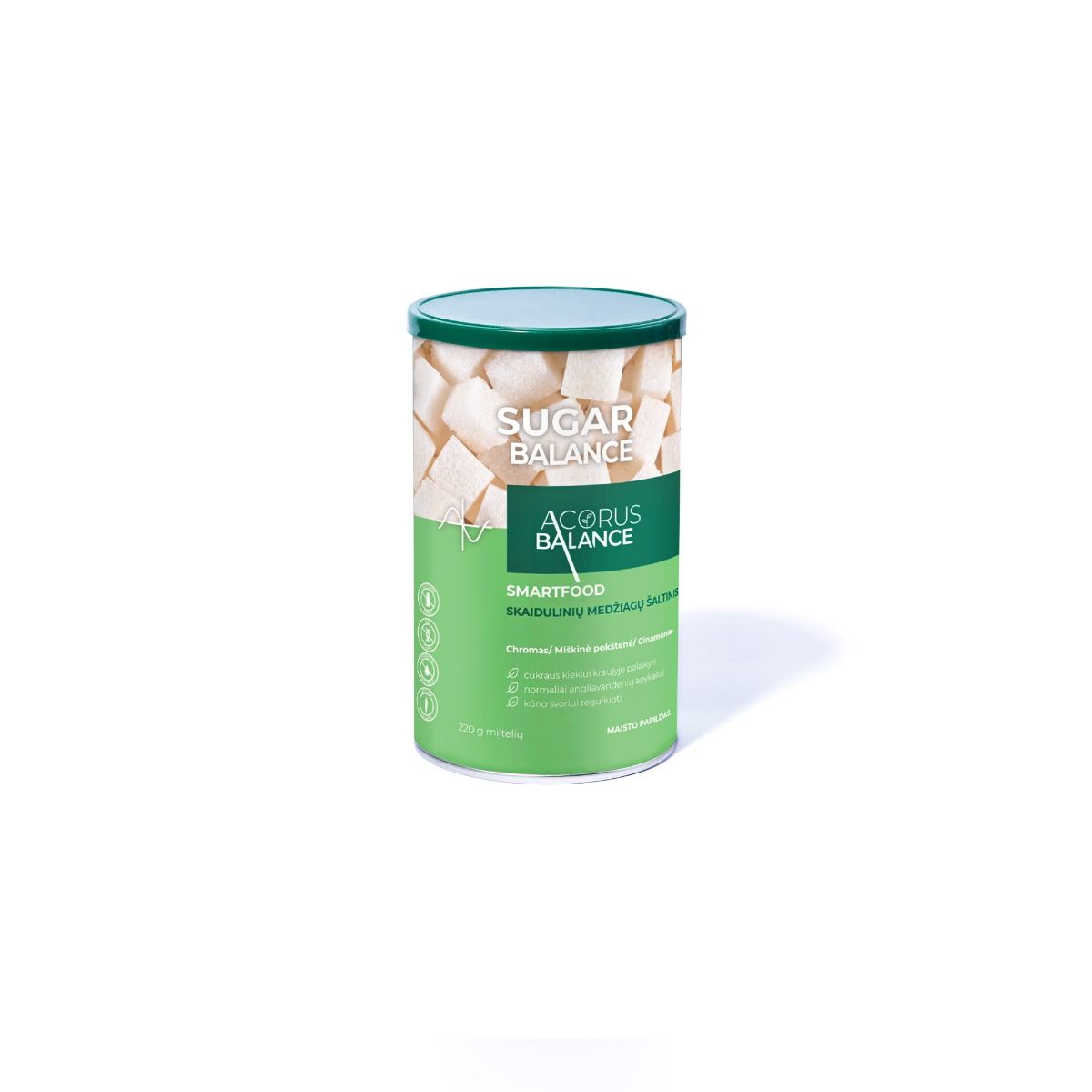 ACORUS BALANCE milteliai FIBER SUGAR BALANCE, 220g - 