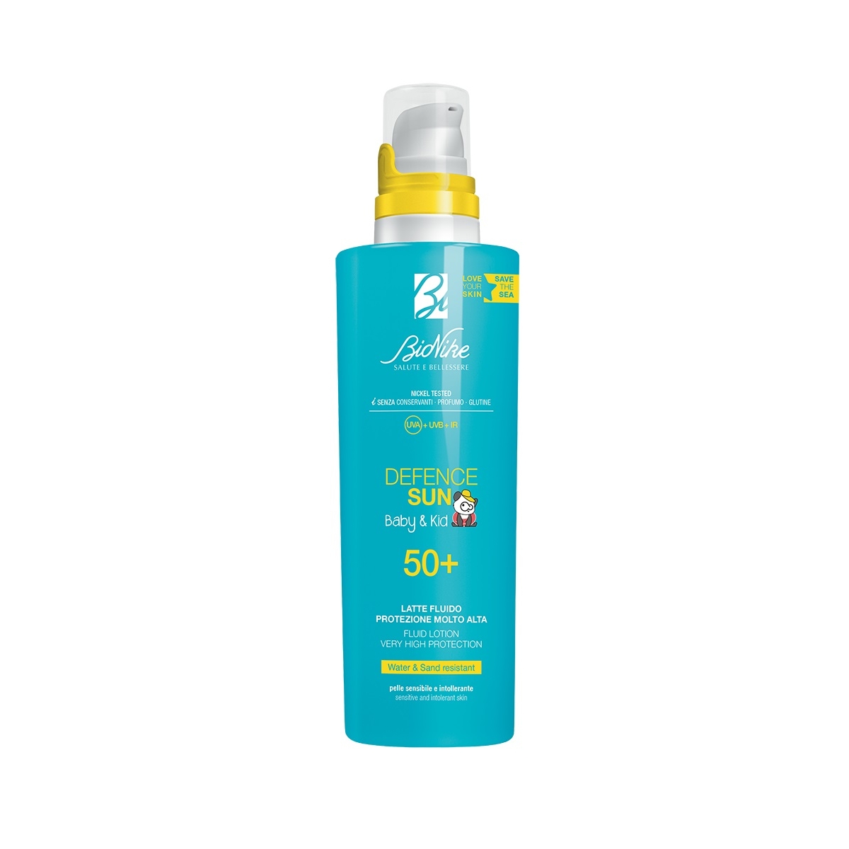 BIONIKE apsauginis losjonas DEFENCE SUN Baby&Kid SPF50+, 200ml - 