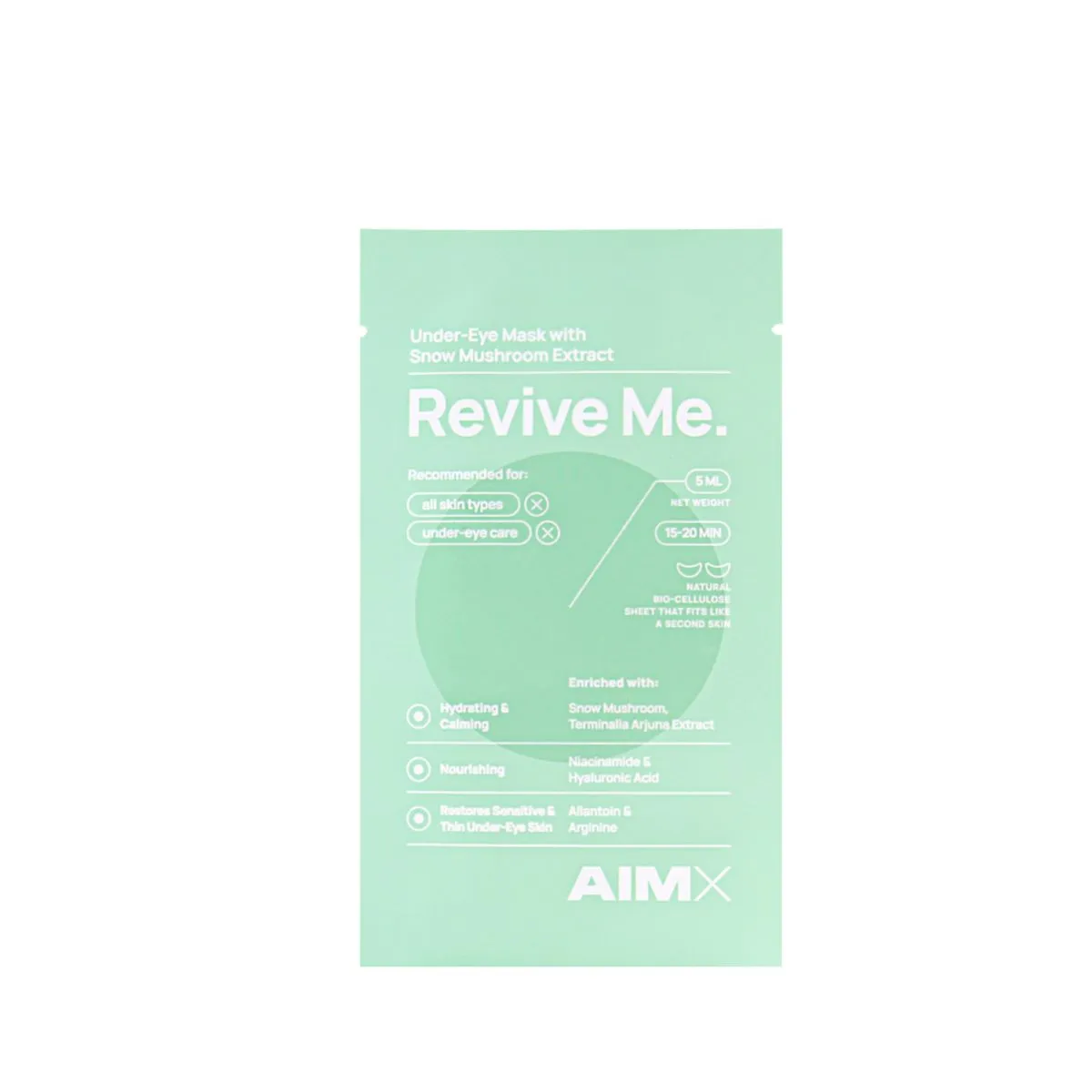 AIMX paakių kaukė su hialuronu REVIVE ME, N1 - 