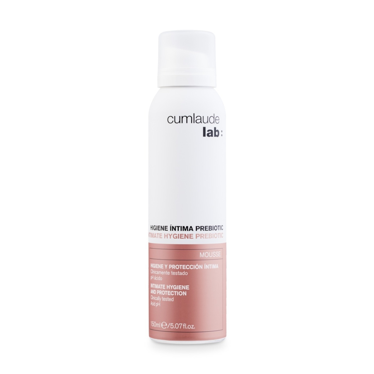 CUMLAUDE švelnios intymios higienos valomosios putos PREBIOTIC, 150ml - 