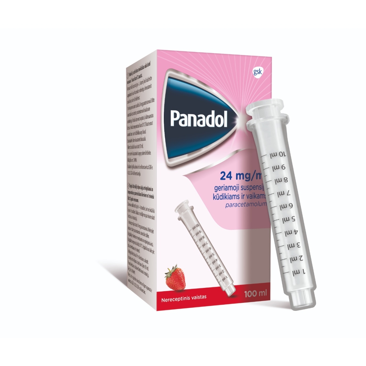 Panadol 120mg/5ml geriamoji suspensija 100ml - 