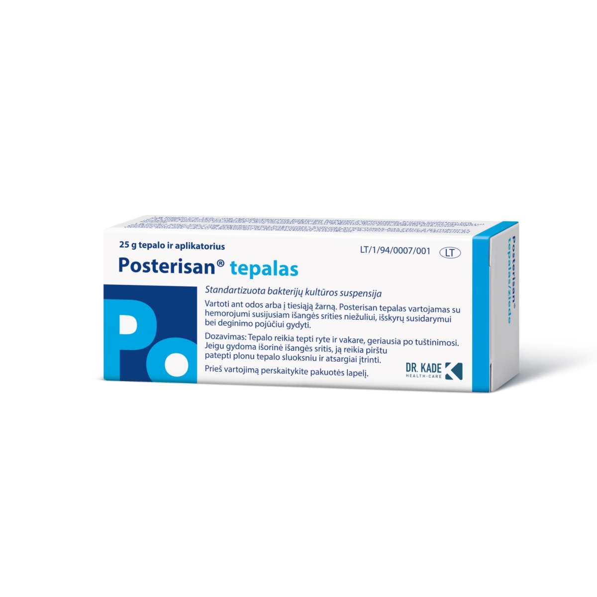 Posterisan tepalas 25g + aplikatorius N1 - 