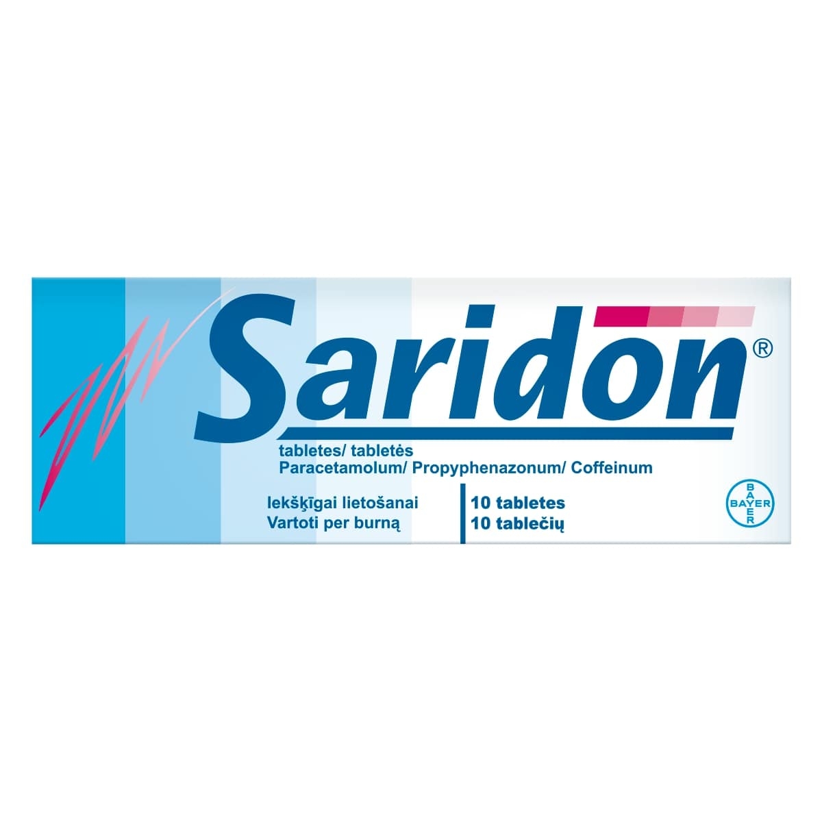 Saridon tab. N10 - 