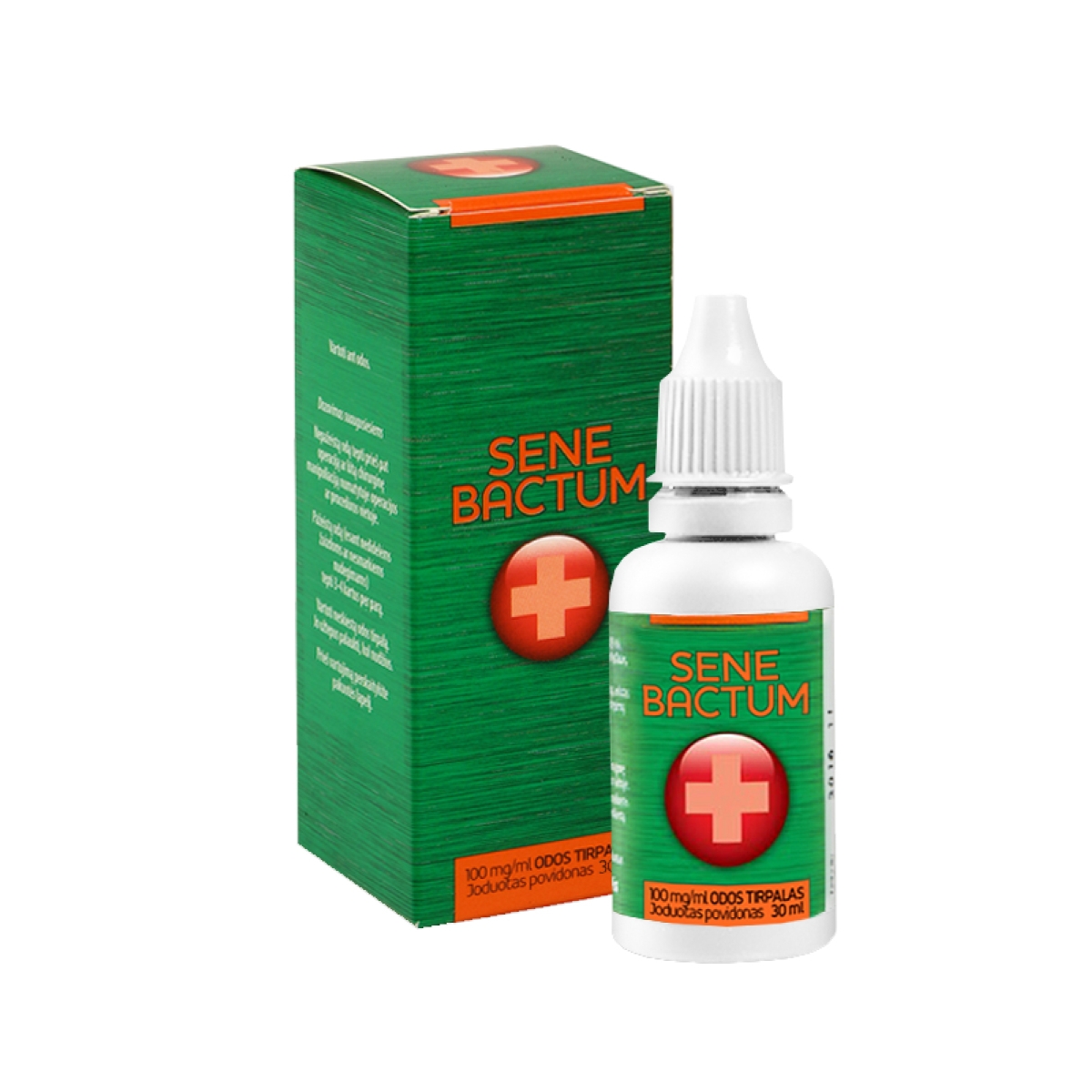 Senebactum 100mg/ml odos tirpalas 30ml su lašint. - 