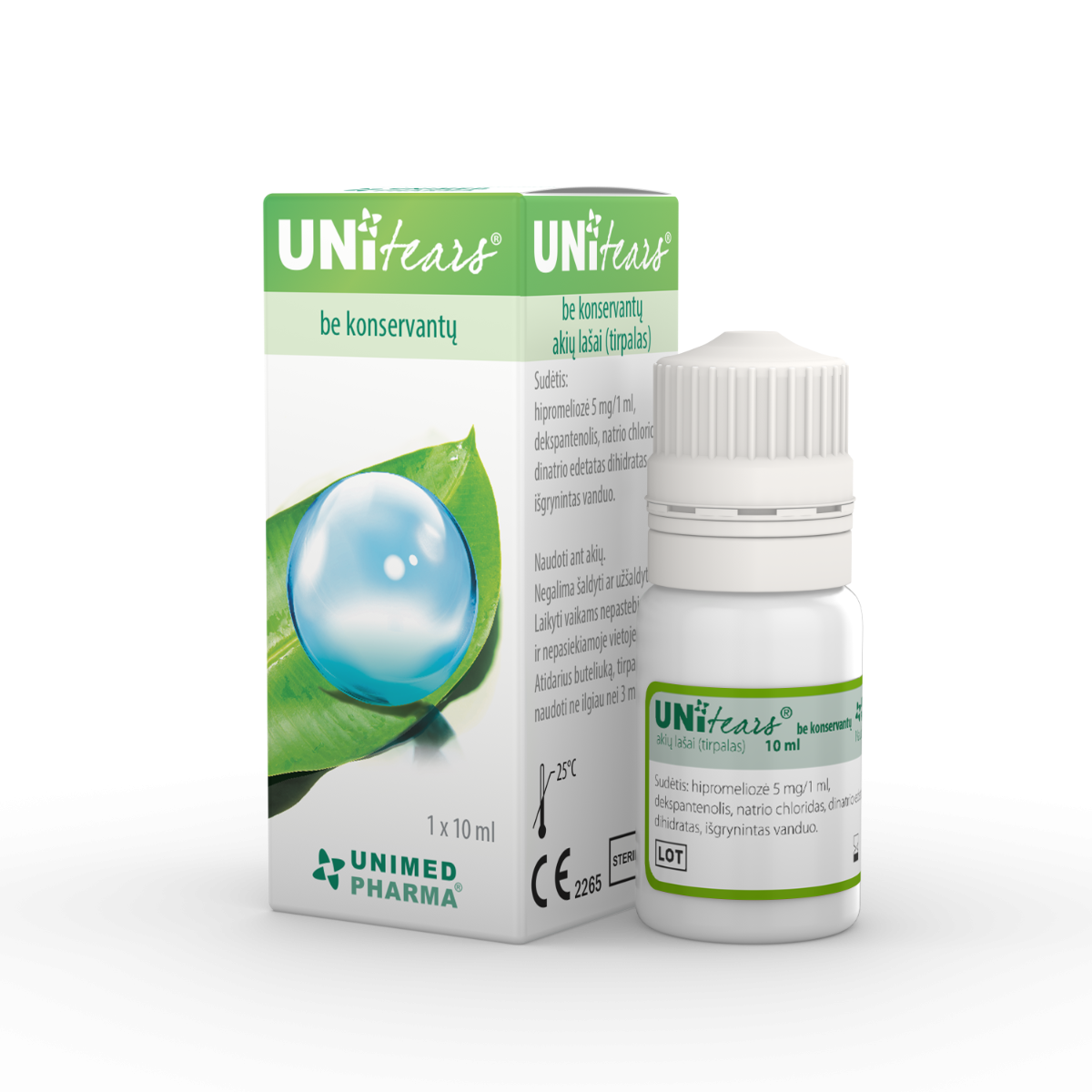 UNItears® akių lašai be konservantų - 