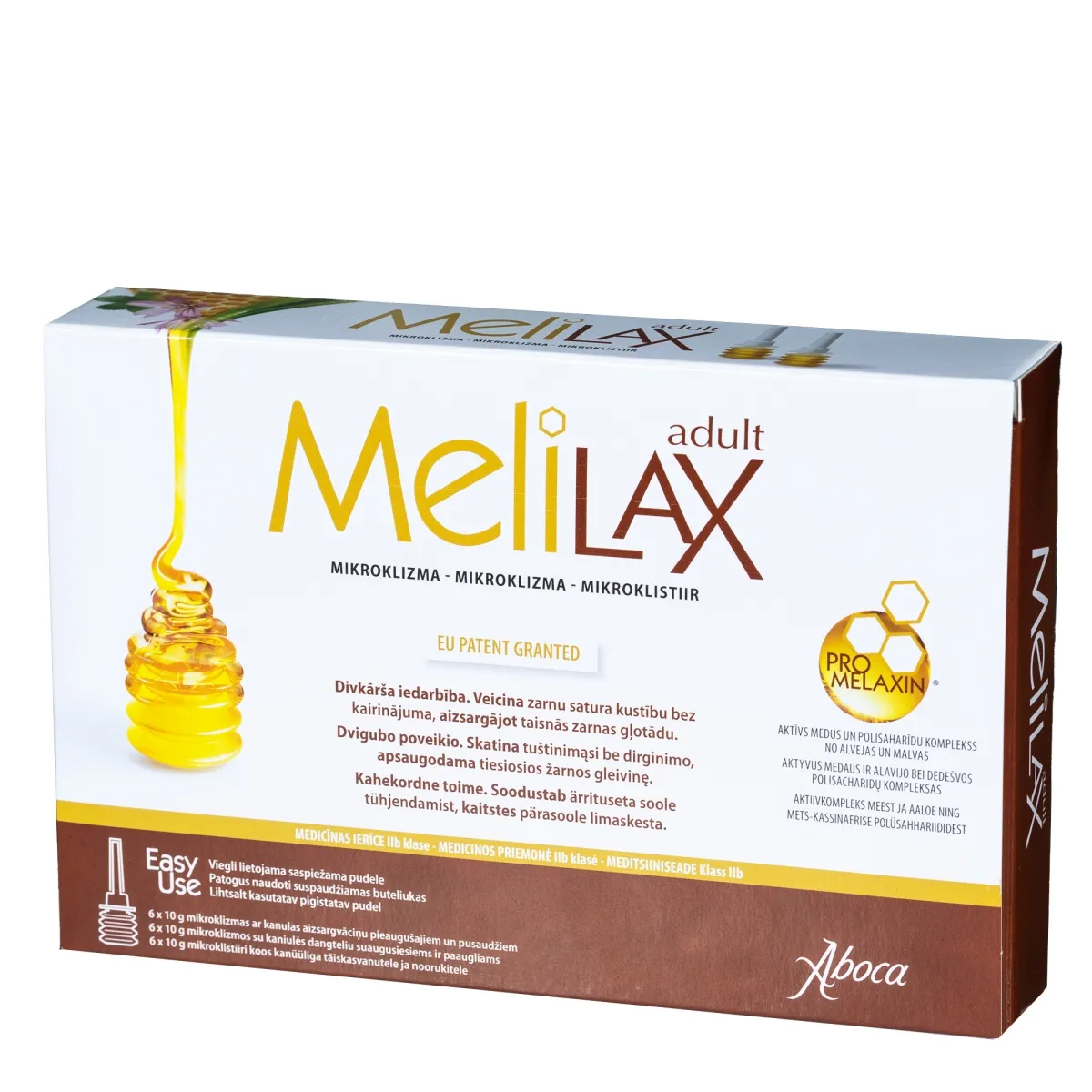 MELILAX Adult mikroklizma, 10g, N6 - 