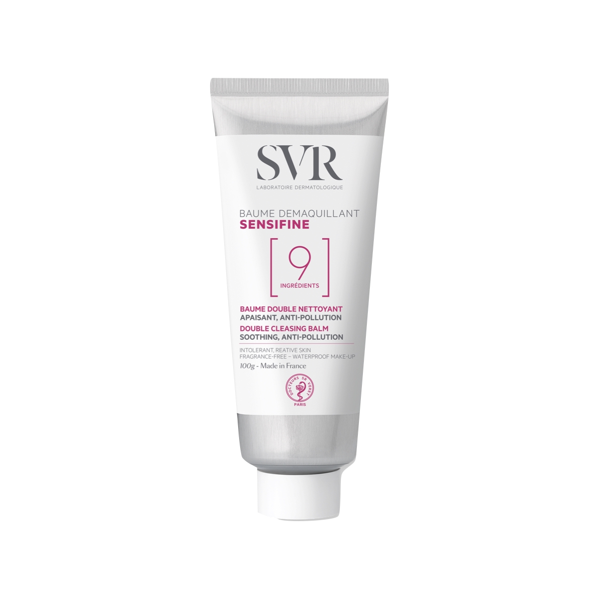SVR makiažo valiklis jautriai odai BAUME DEMAQUILLANT SENSIFINE, 100g - 