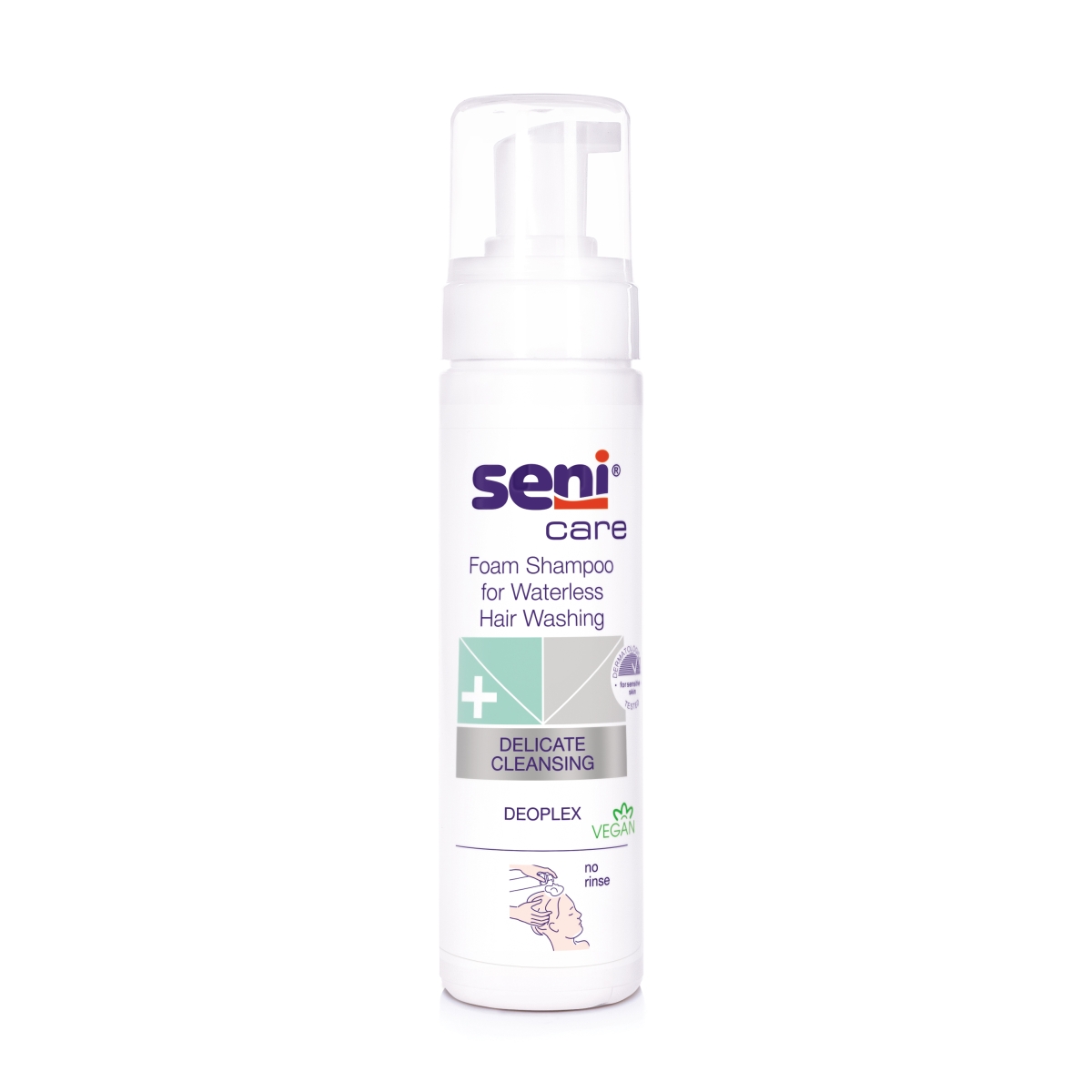 SENI Care nenuplaunamas šampūnas putos 200ml - 