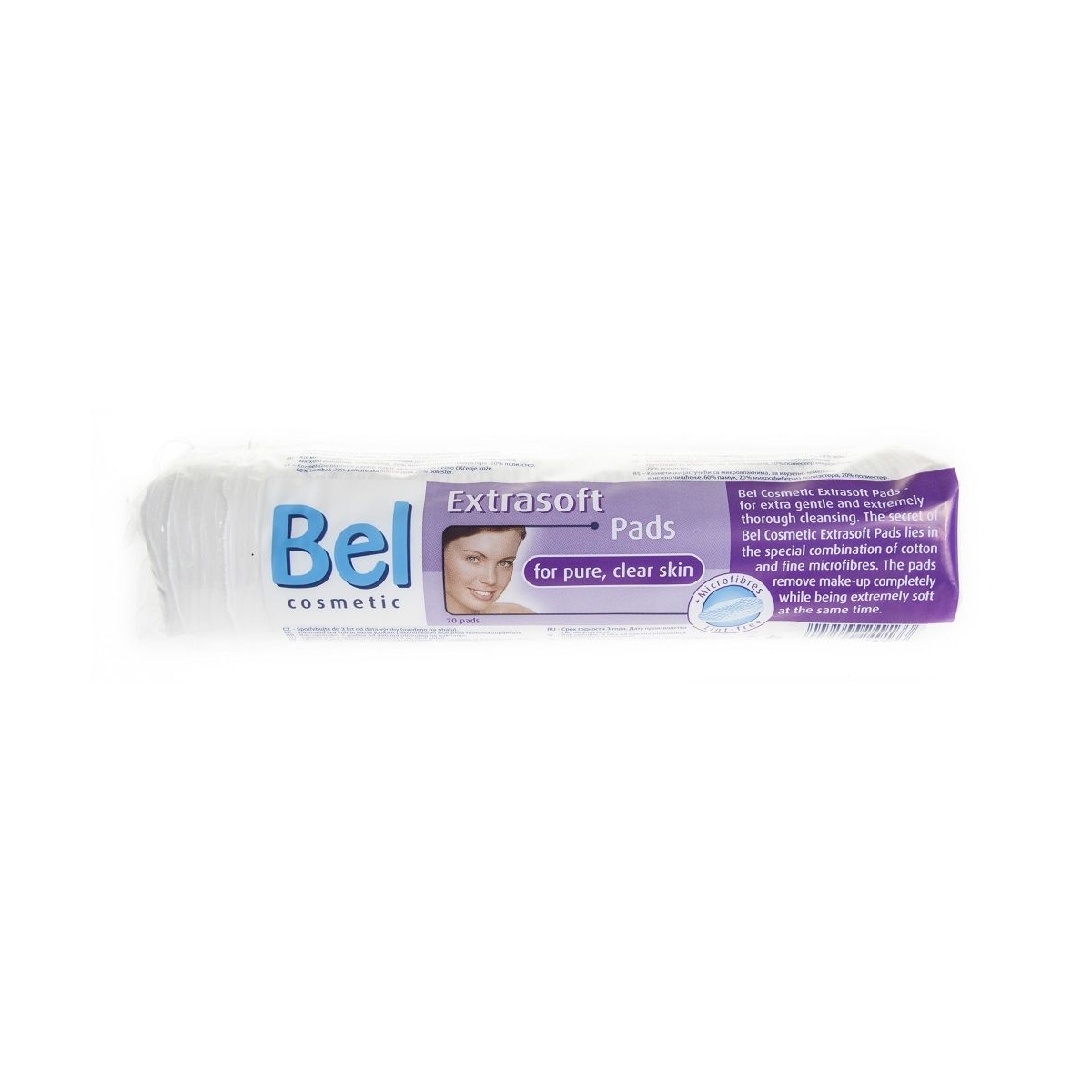 BEL kosmetiniai vatos diskeliai COSMETIC EXTRASOFT PADS, N70 -  1
