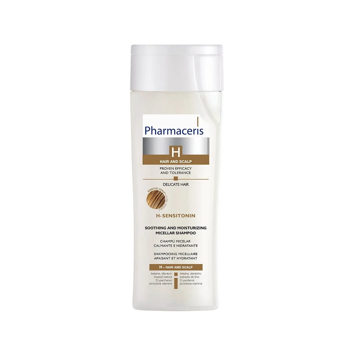 PHARMACERIS H šampūnas jautriai odai SENSITONIN, 250ml - 