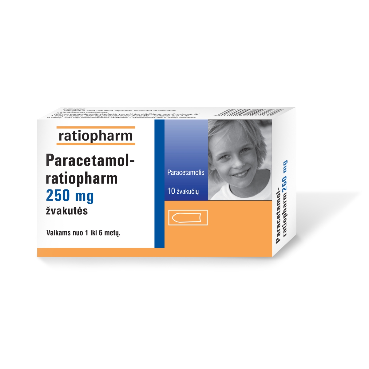Paracetamol-ratiopharm 250mg supp. N10 - 