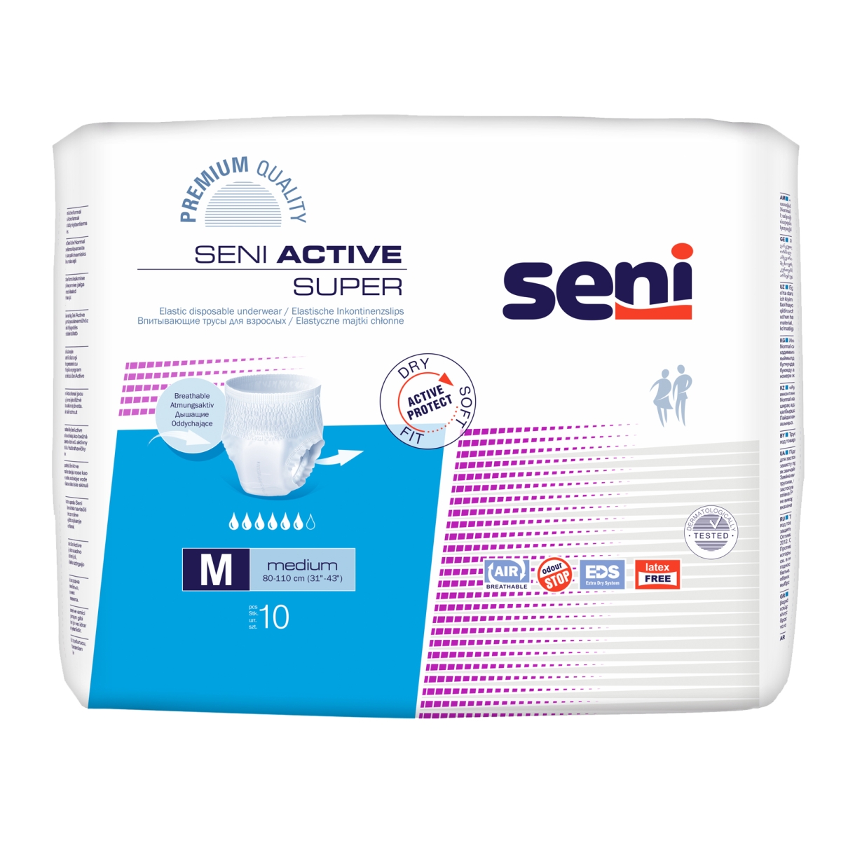 SENI Active Super M (premium) sausk.-keln. N10 - 