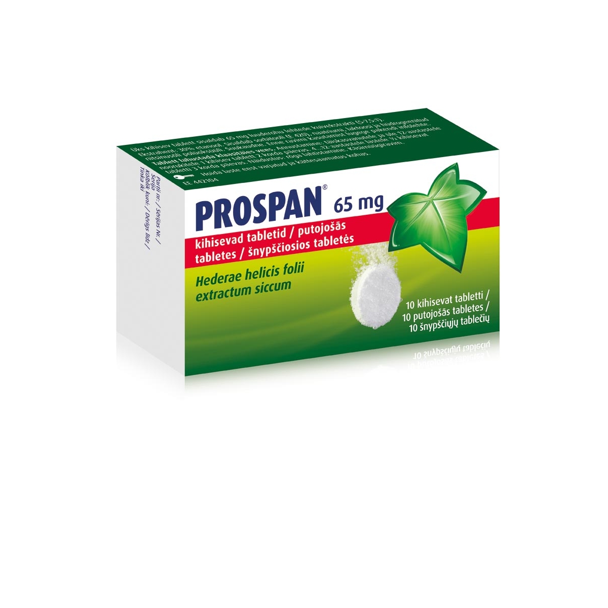 Prospan 65mg tirpios tab. N10 - 
