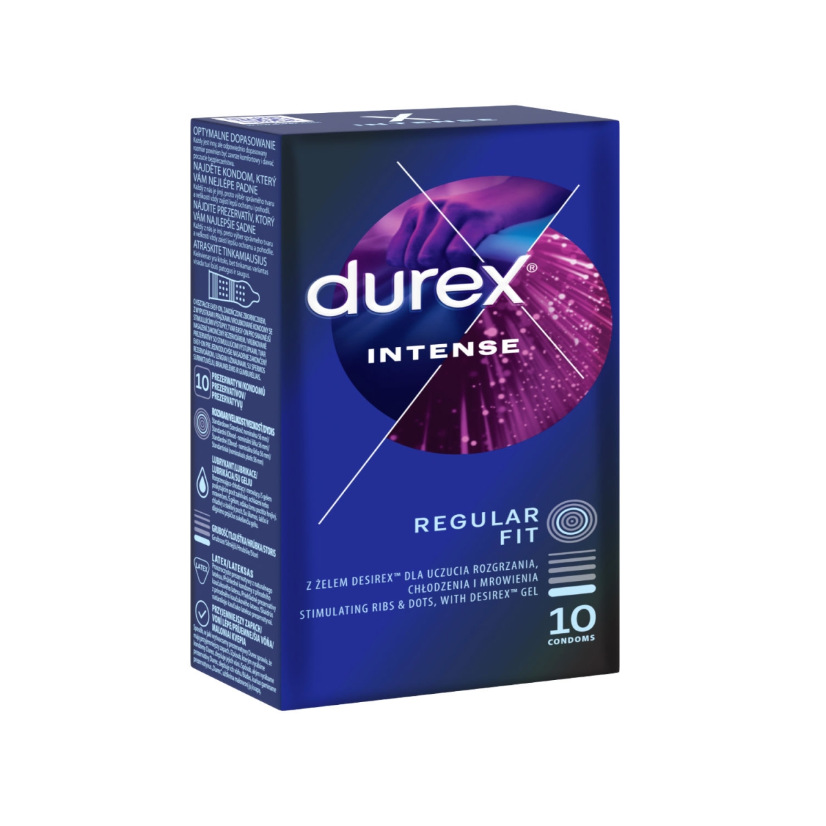 DUREX Intense stimuliuojamieji prezervatyvai N10 - 