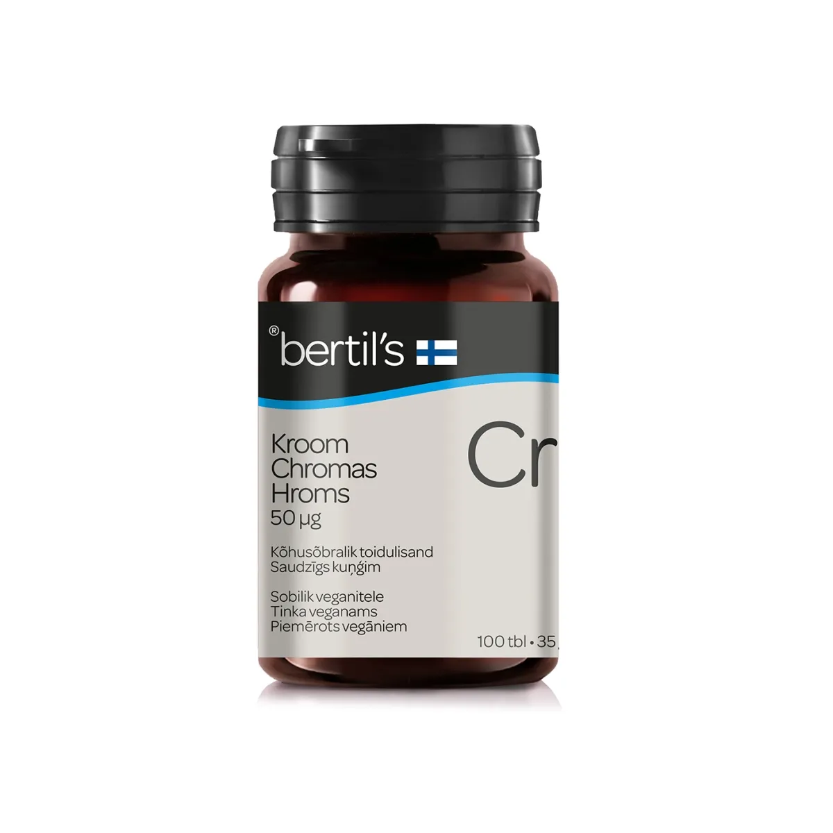 BERTIL'S Chromas 50μg CR, 100 tablečių - 