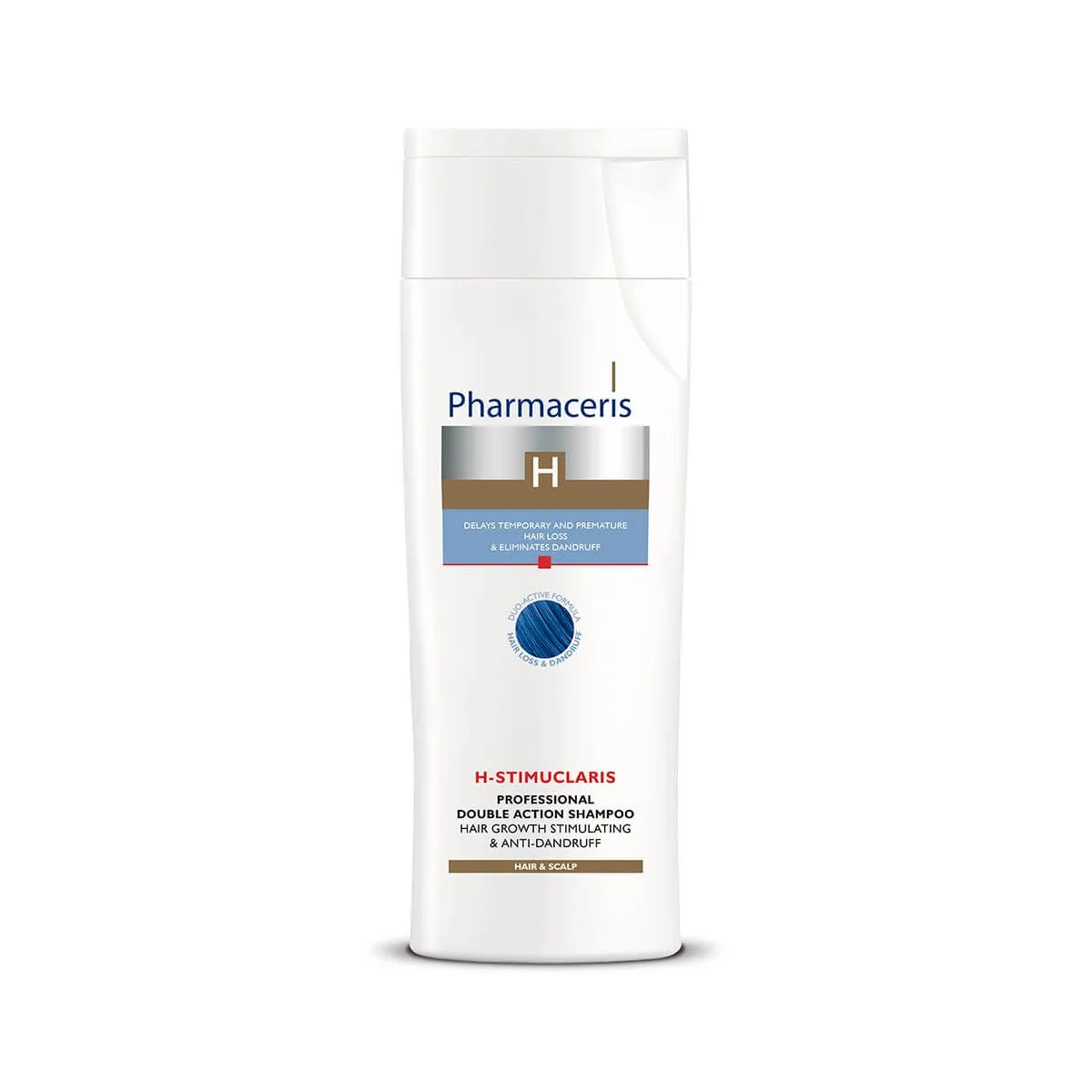 PHARMACERIS H, STIMUCLARIS šampūnas nuo pleiskanų, 250ml - 