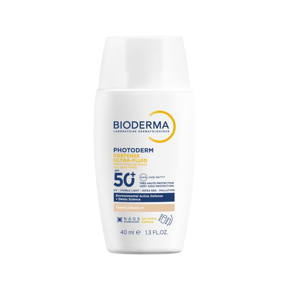 BIODERMA fluidas nuo saulės , su spalva T01, PHOTODERM XDEFENSE - 