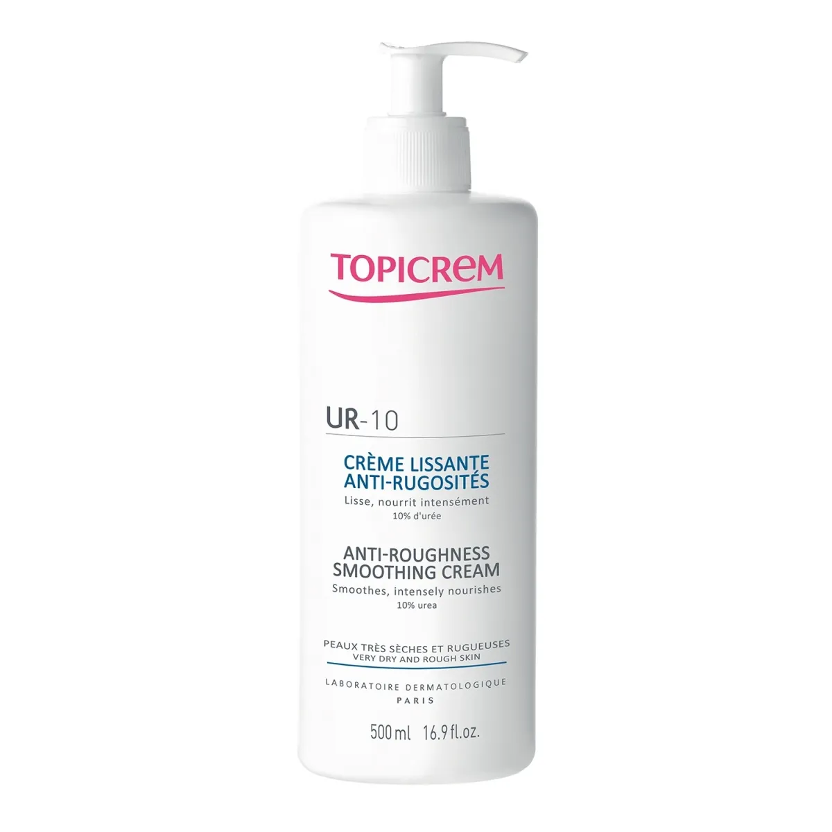 TOPICREM kremas su šlapalu išsausėjusiai odai UR-10, 500ml - 