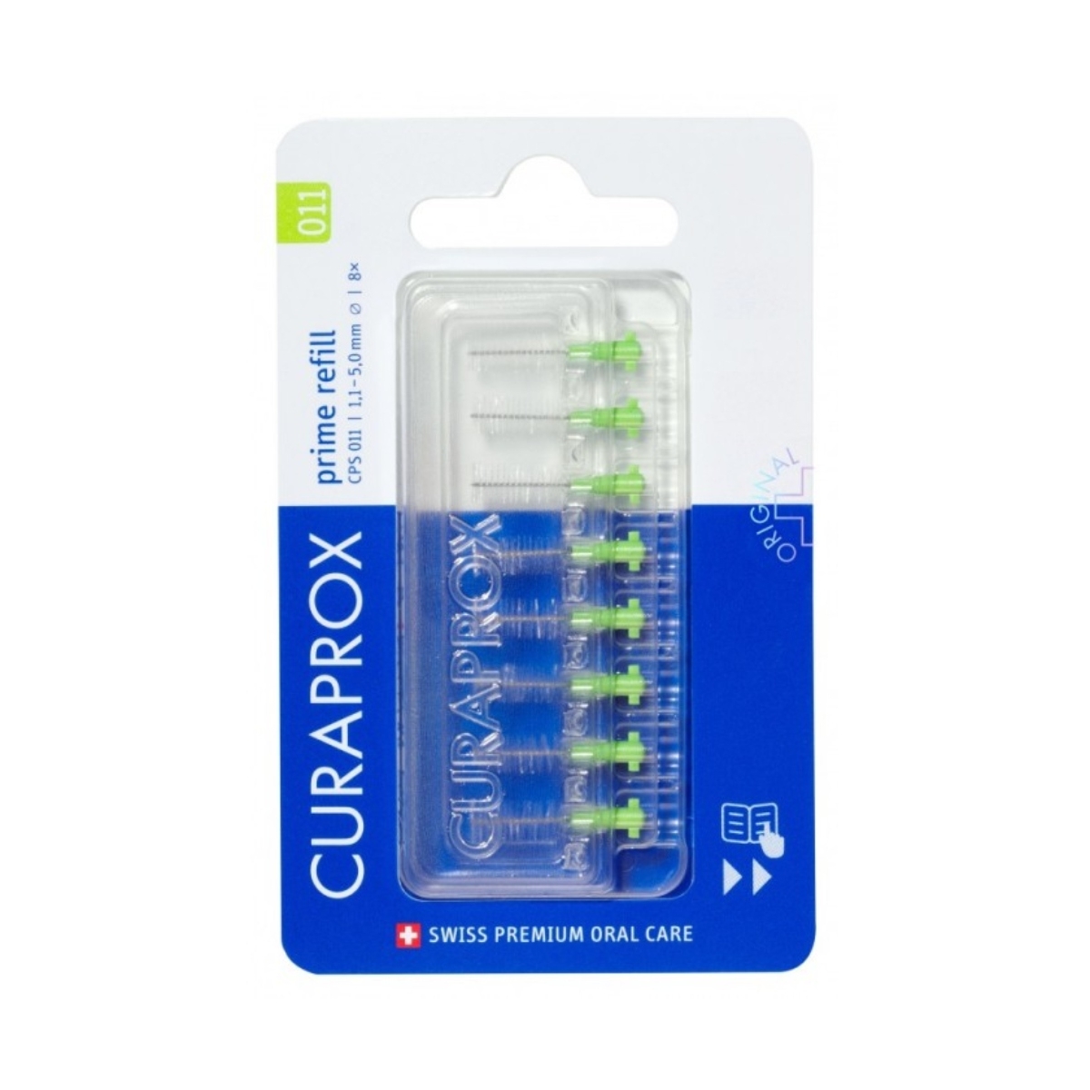 CURAPROX tarpdančių šepetėlių papildymas CPS PRIME REFILL 011, N8 - 
