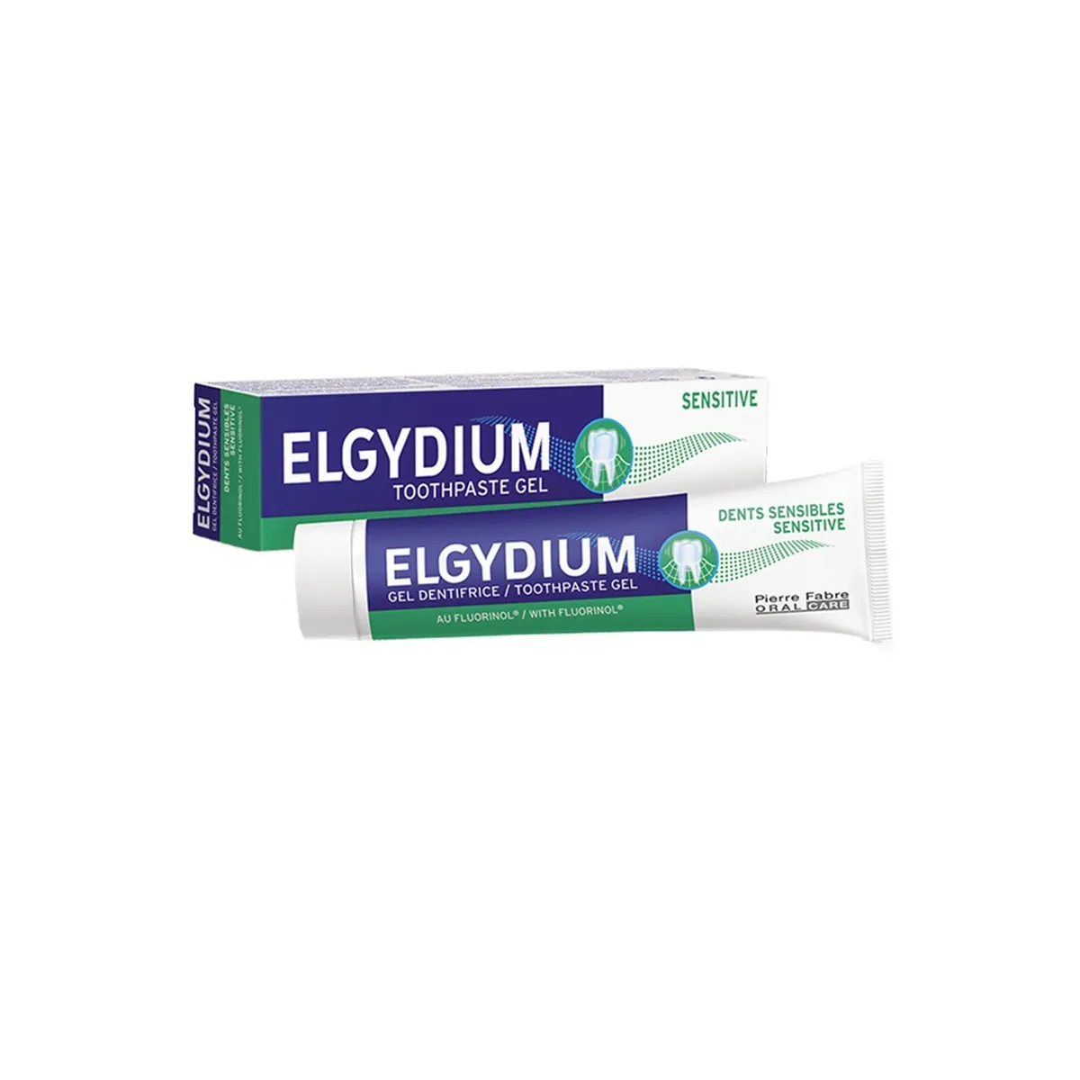 ELGYDIUM dantų pasta gelis jautriems dantims su fluoru SENSITIVE, 75ml - 