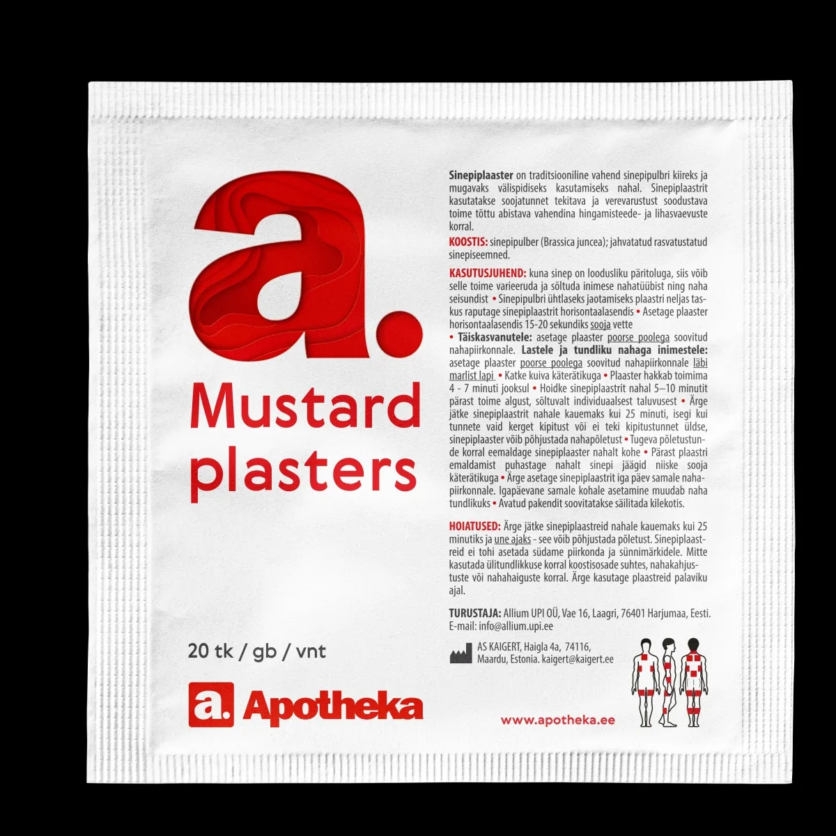 A. GARSTYČIŲ pleistrai, N20 - 