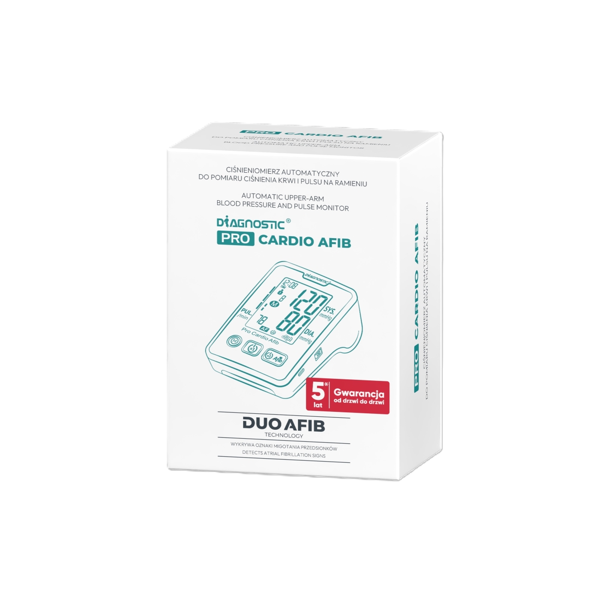 Diagnosis automatinis kraujospūdžio matuoklis Pro Cardio Afib, 1 vnt - 