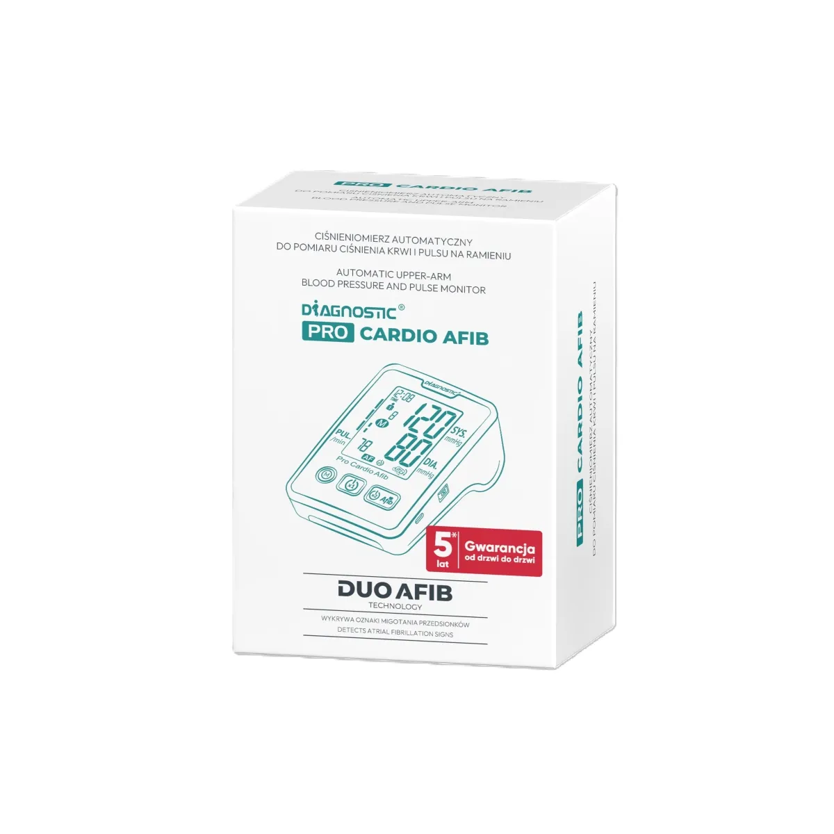 Diagnosis automatinis kraujospūdžio matuoklis Pro Cardio Afib, 1 vnt - 