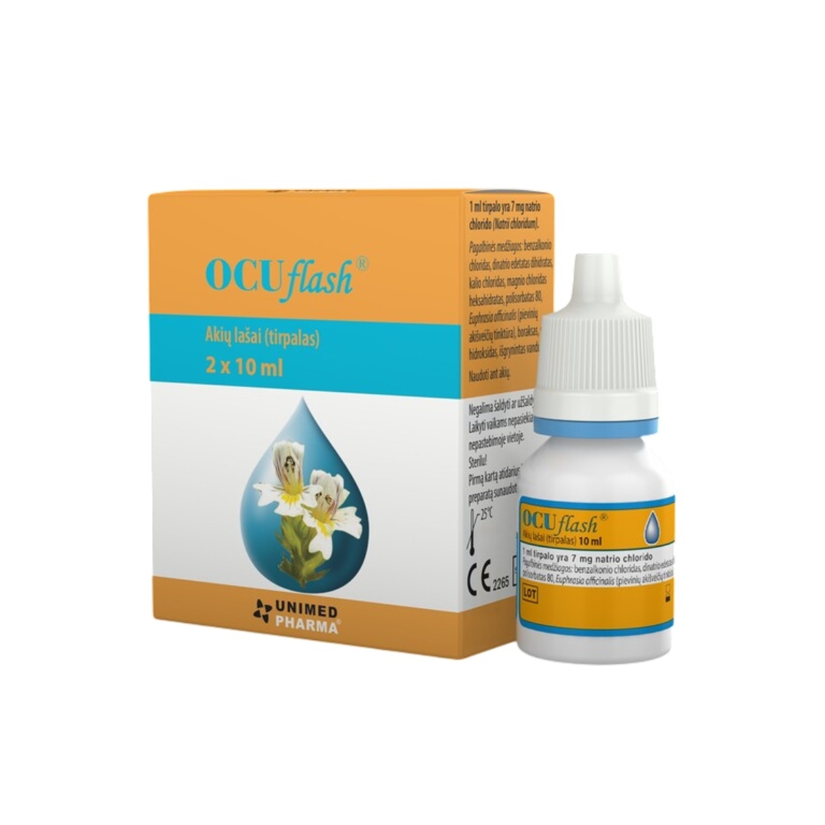 OCUflash®  akių lašai 2x10ml - 