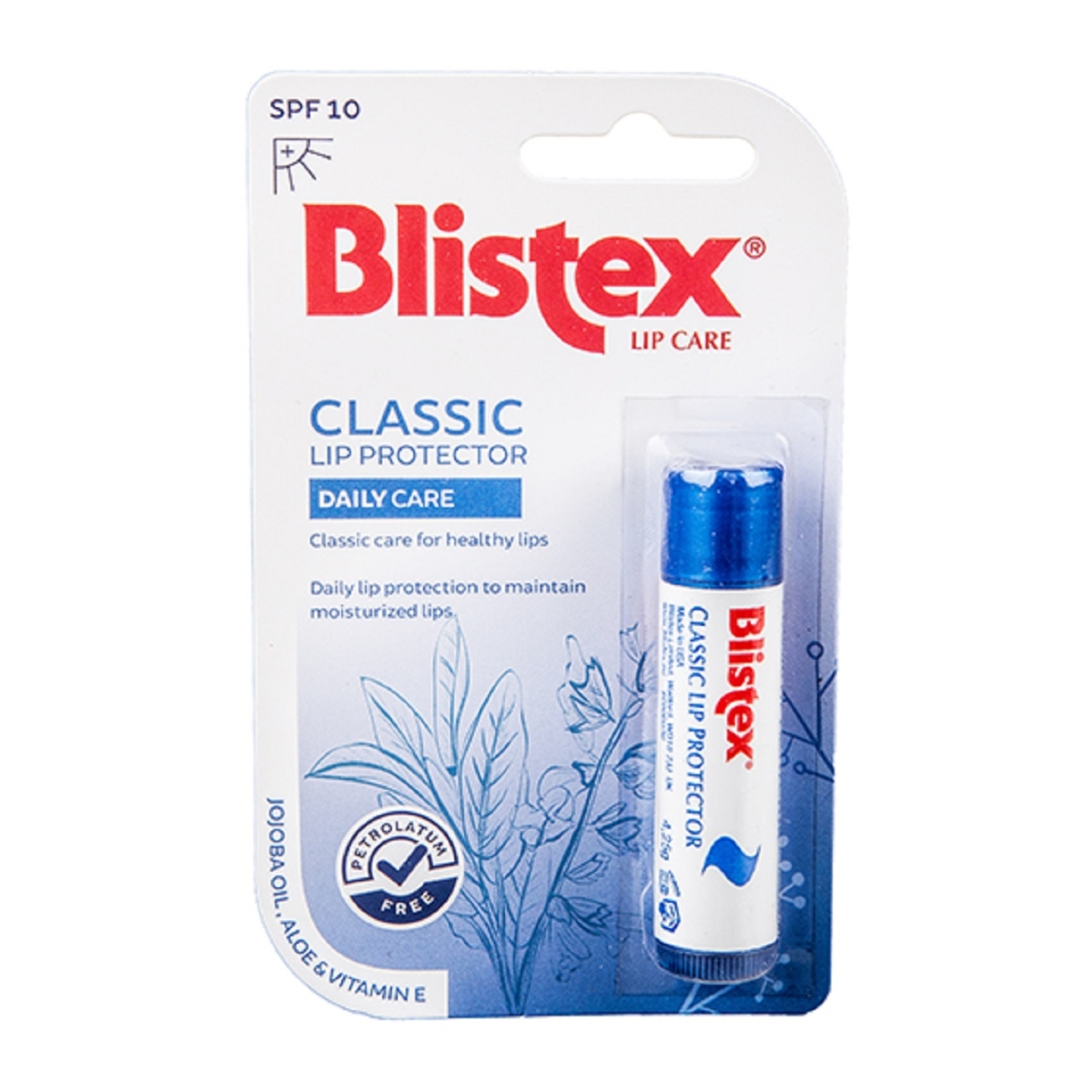 BLISTEX lūpų balzamas CLASSIC LIP PROTECTOR SPF10, 4.25g - 