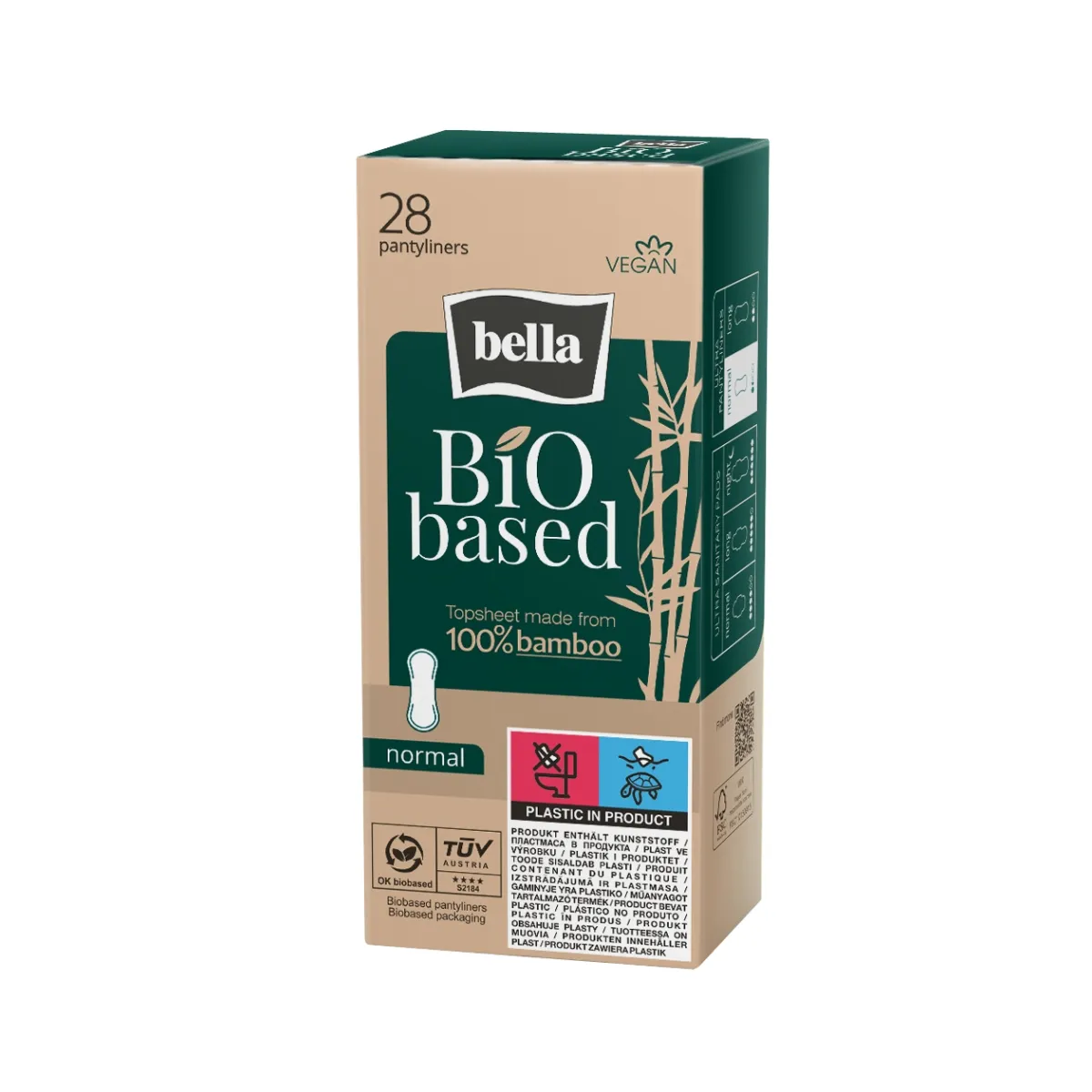 BELLA Bio Based Normal įklotai N28 - 