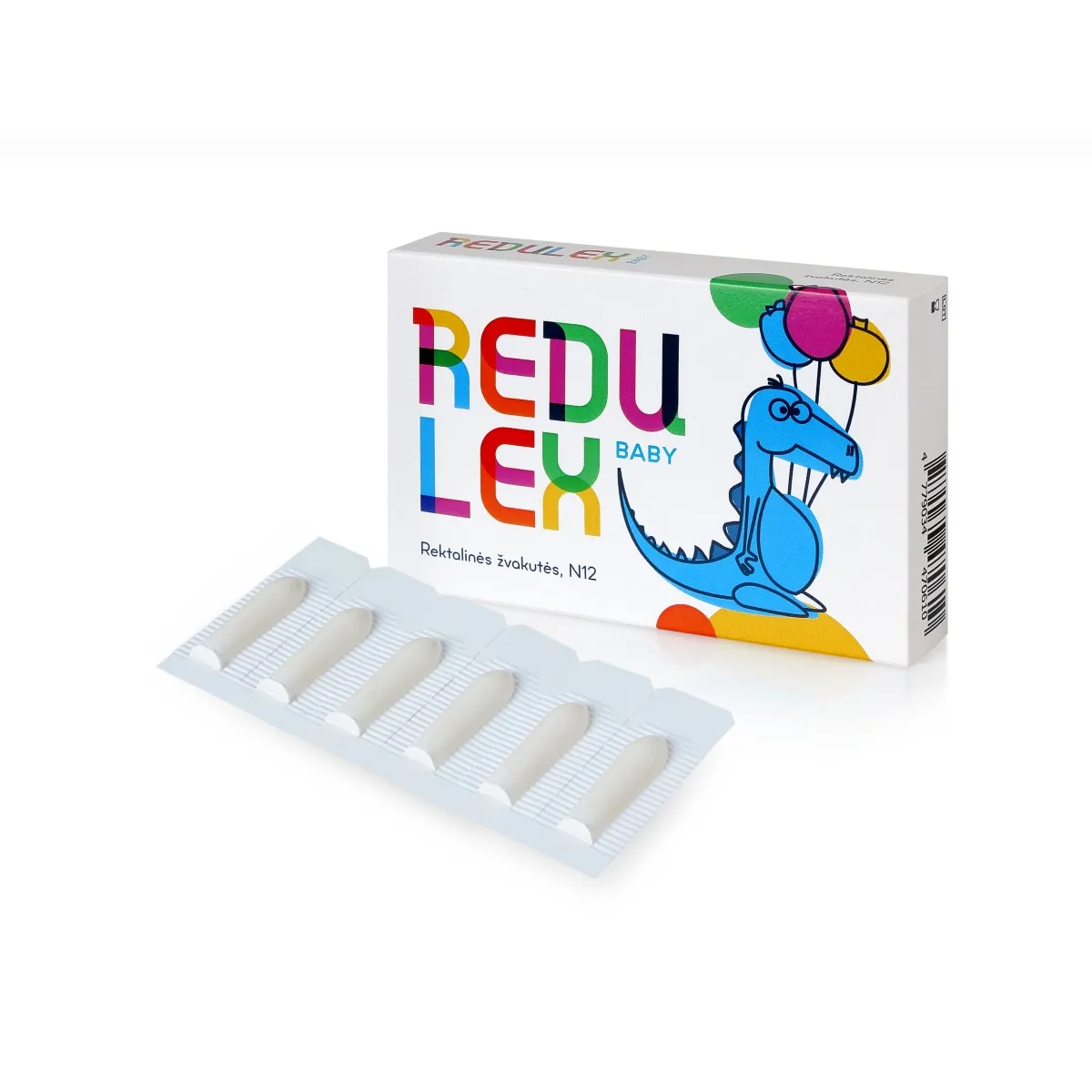 REDULEX rektalinės žvakutės  BABY, N12 - 