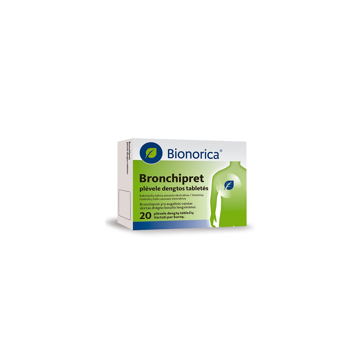 Bronchipret 60mg/160mg plėvele dengtos tabletės N20 - 